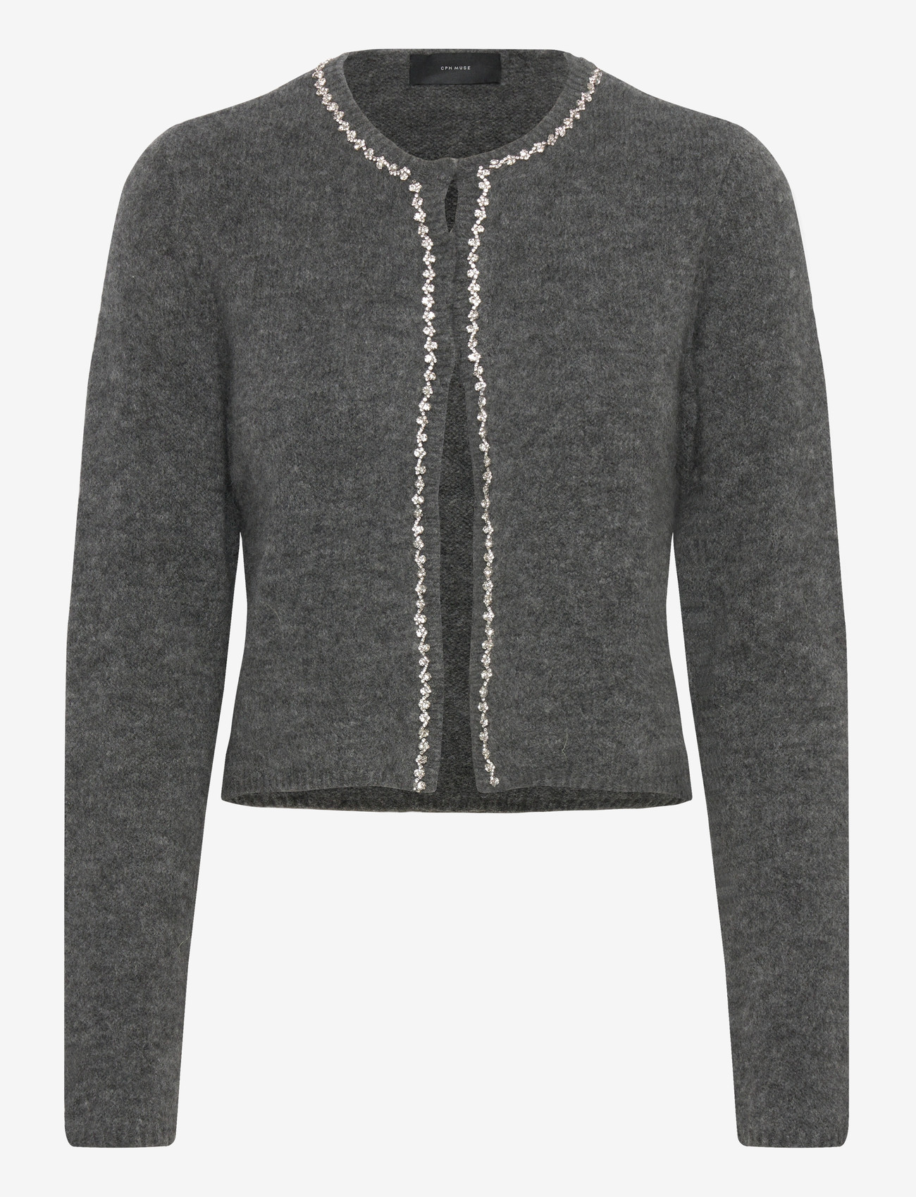 Copenhagen Muse - CMIBRA-CARDIGAN - kardiganid - dark grey melange - 0