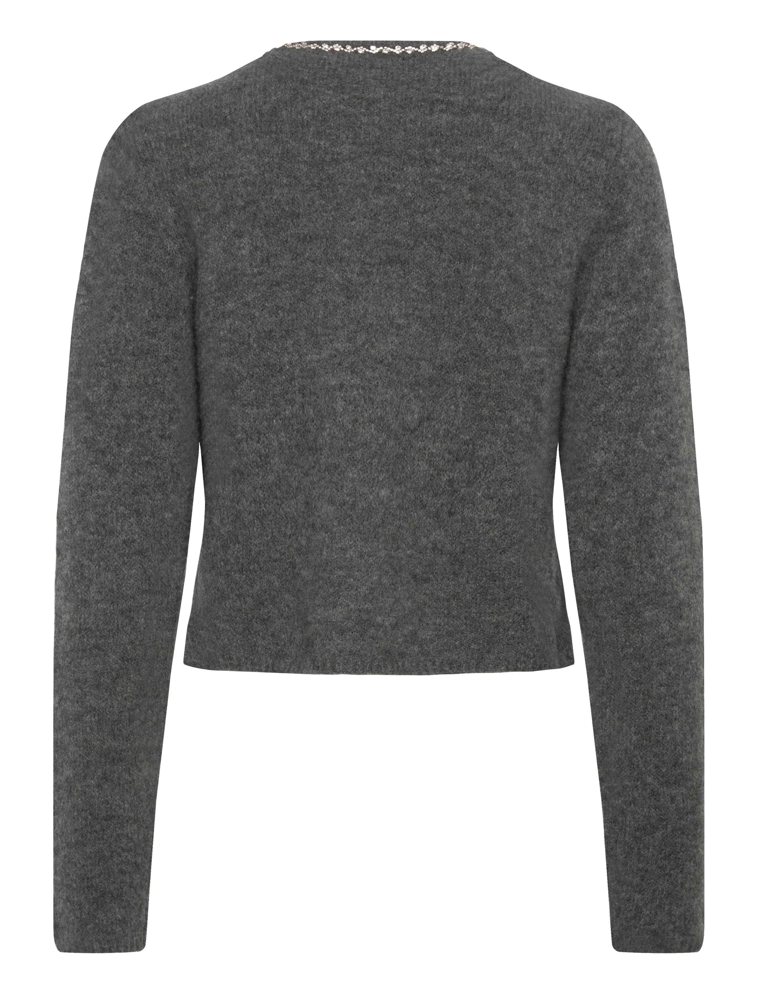 Copenhagen Muse - CMIBRA-CARDIGAN - strickjacken - dark grey melange - 1