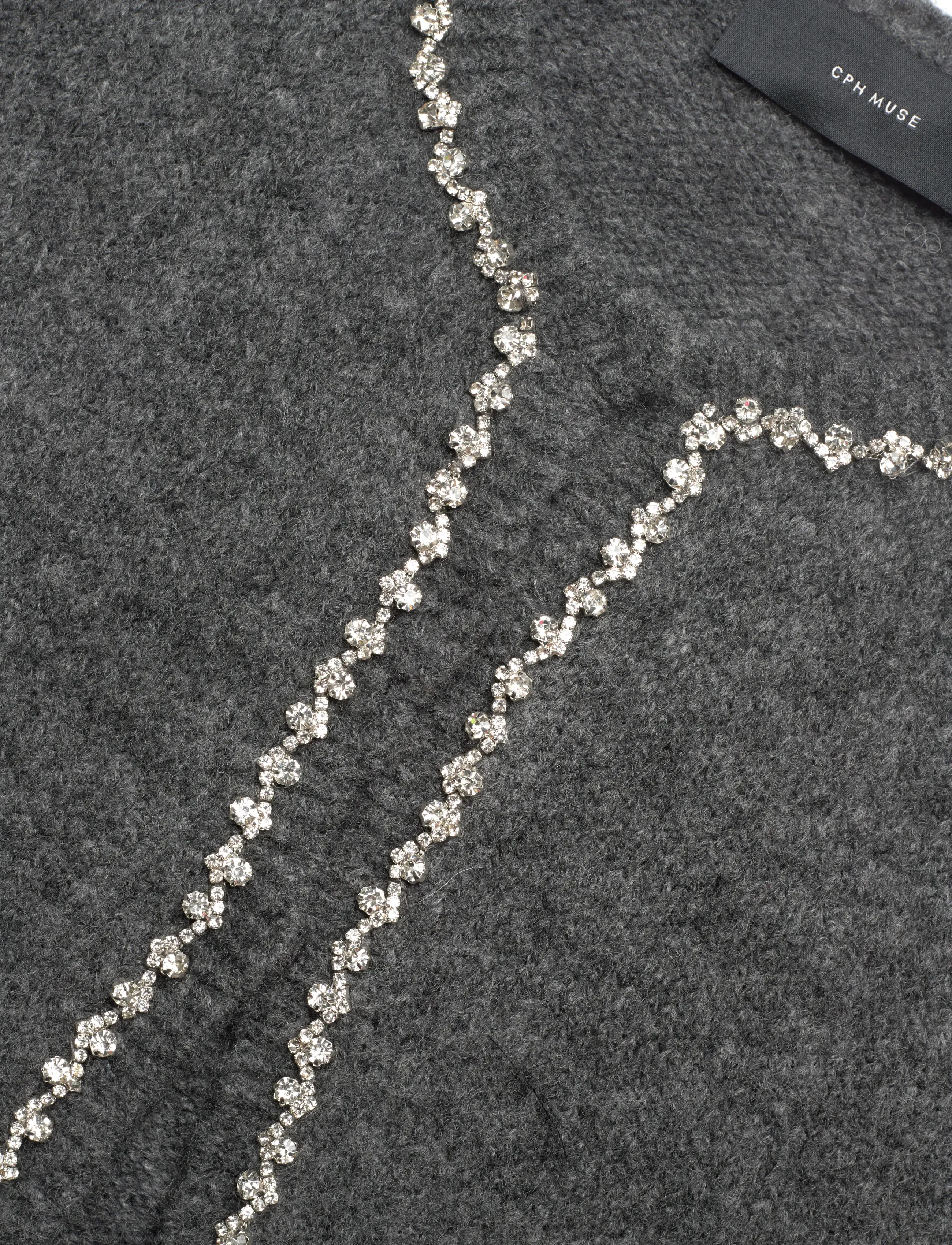 Copenhagen Muse - CMIBRA-CARDIGAN - strickjacken - dark grey melange - 2