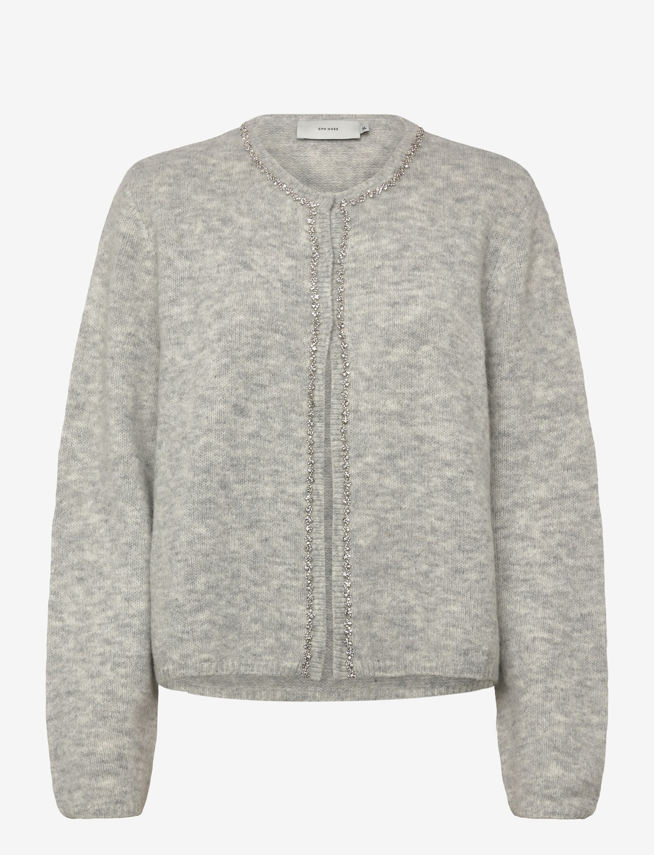 Copenhagen Muse - CMIBRA-CARDIGAN - kardiganid - light grey melange - 1