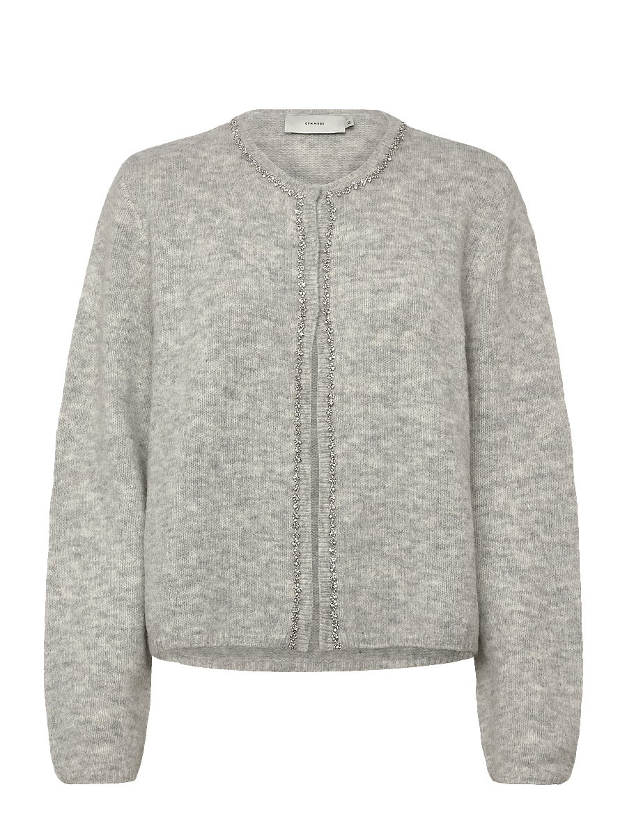 Copenhagen Muse - CMIBRA-CARDIGAN - gilets - light grey melange - 1