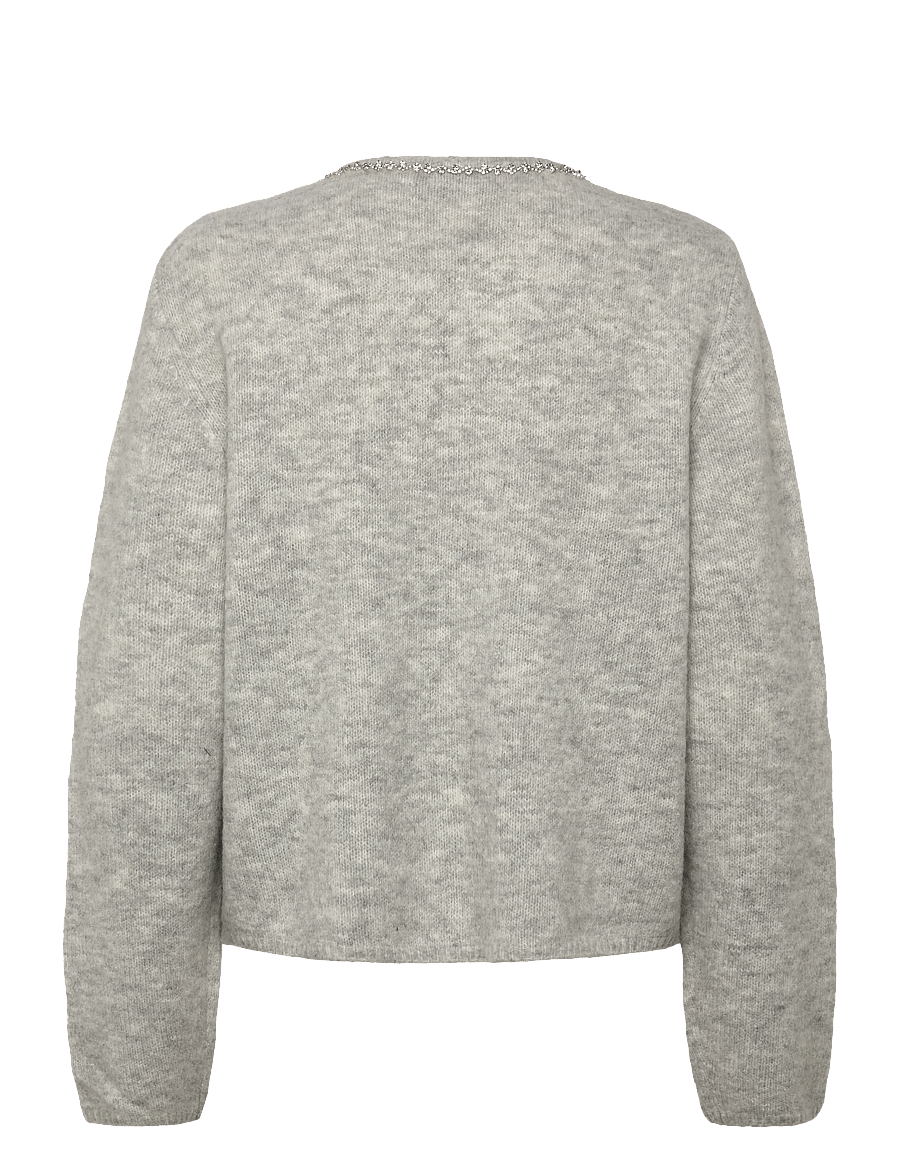 Copenhagen Muse - CMIBRA-CARDIGAN - gilets - light grey melange - 2