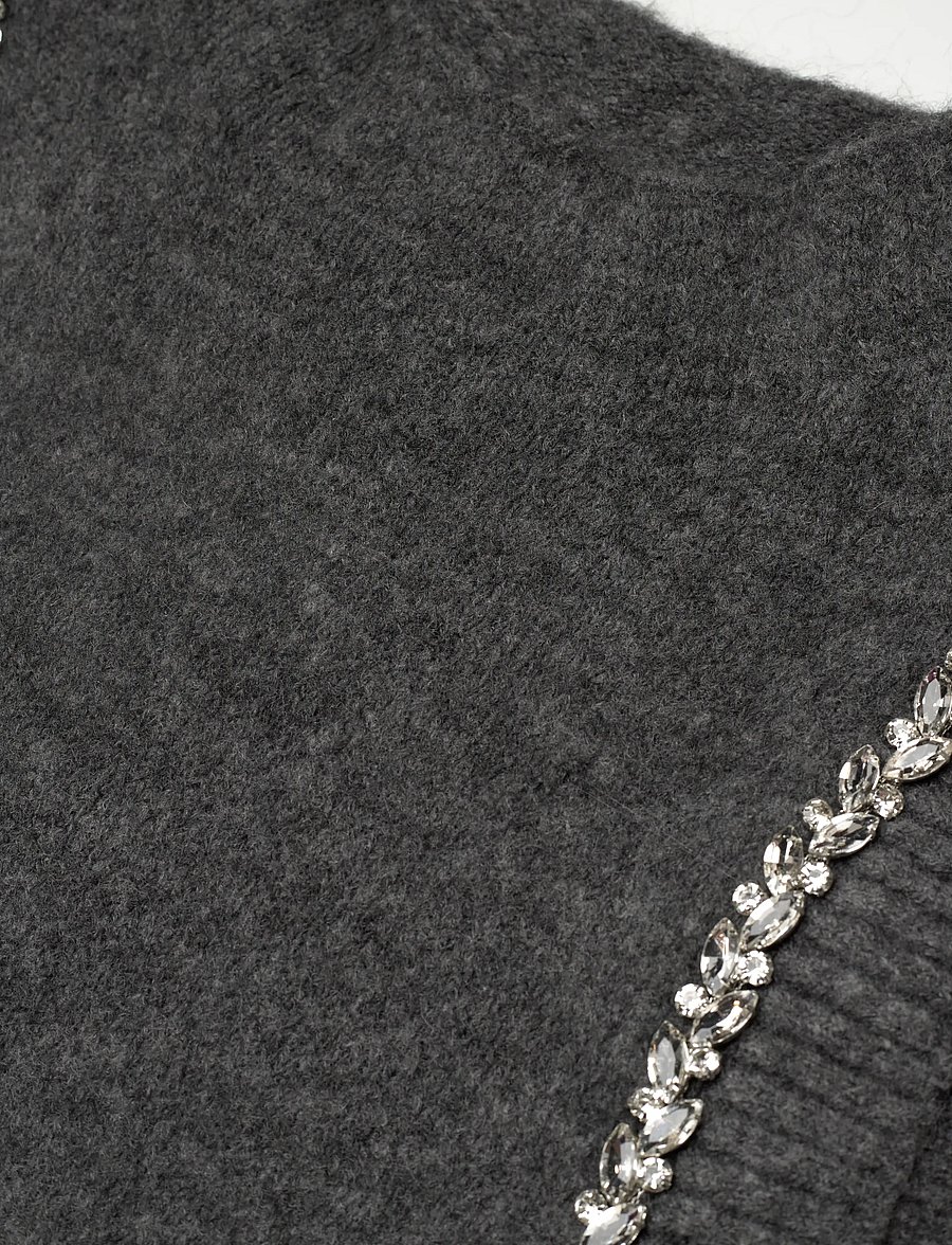 Copenhagen Muse - CMIBRA-WAISTCOAT - strickwesten - dark grey melange - 4