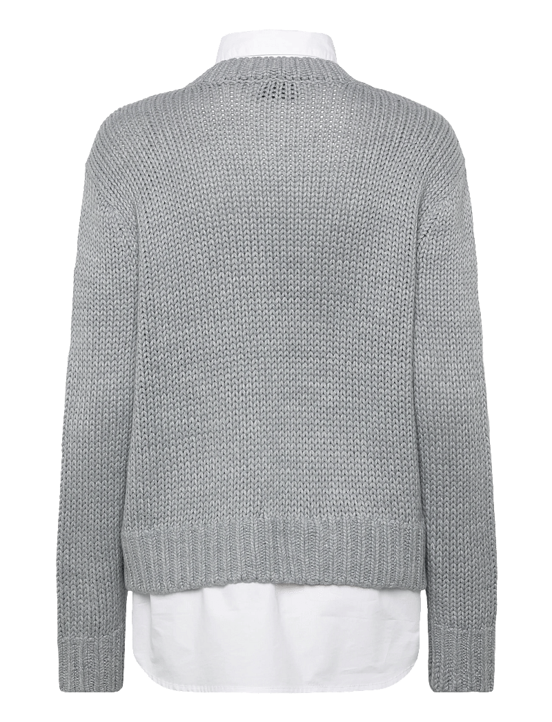 Copenhagen Muse - CMYASMIN-PULLOVER - striktrøjer - light grey melange - 1