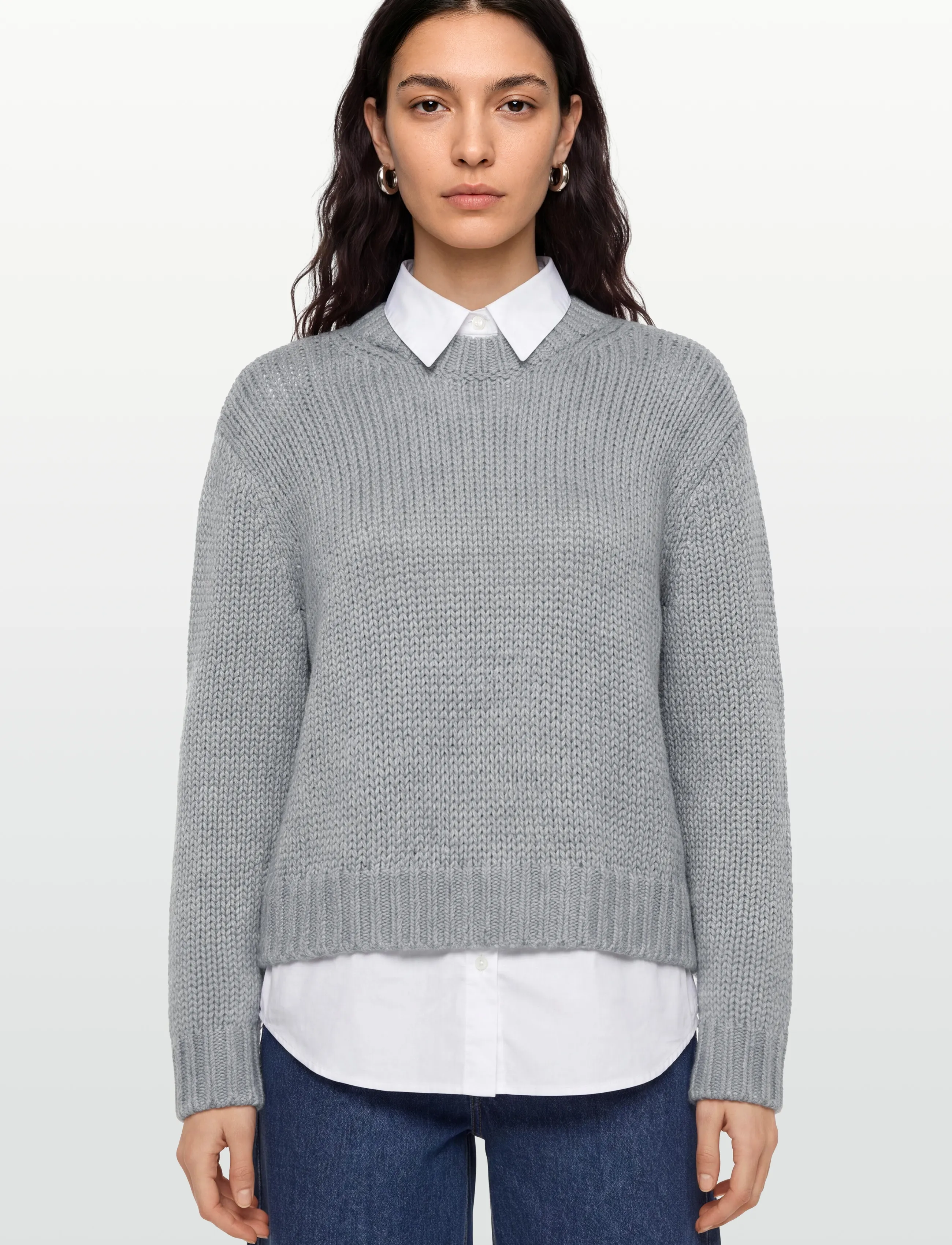 Copenhagen Muse - CMYASMIN-PULLOVER - trøjer - light grey melange - 4