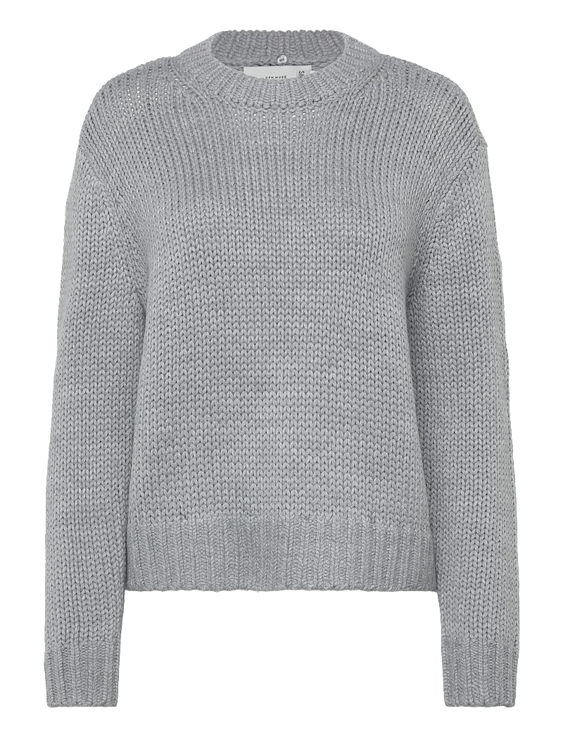 Copenhagen Muse - CMYASMIN-PULLOVER - striktrøjer - light grey melange - 2