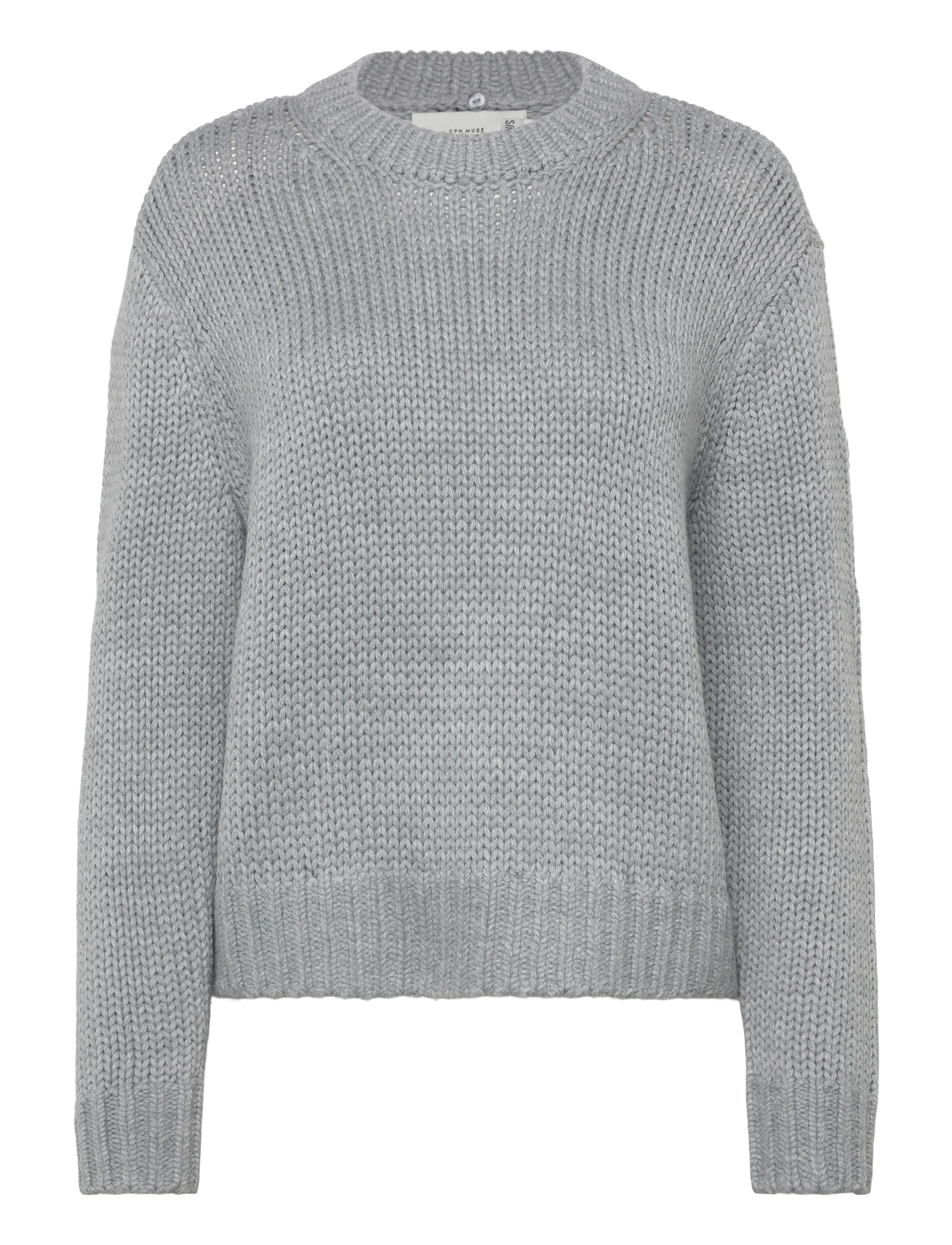 Copenhagen Muse - CMYASMIN-PULLOVER - pullover - light grey melange - 2