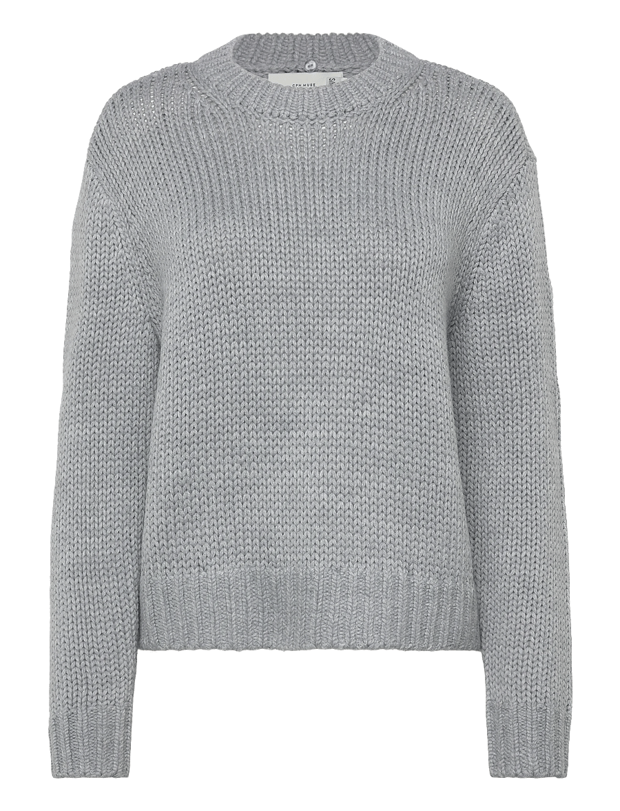 Copenhagen Muse - CMYASMIN-PULLOVER - pullover - light grey melange - 2