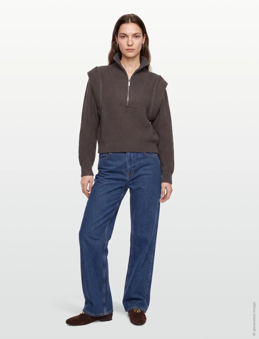 Copenhagen Muse - CMYARI-PULLOVER - rollkragenpullover - dark olive - 0