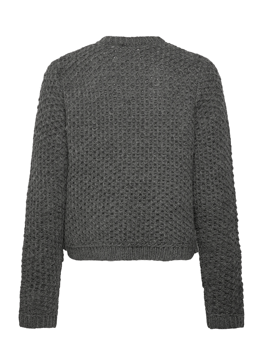 Copenhagen Muse - CMCOLETTE-CARDIGAN - strickjacken - dark grey melange - 1