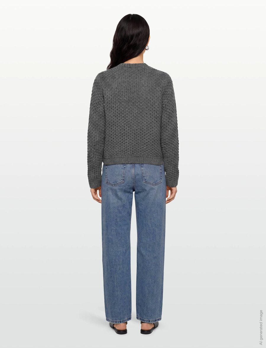 Copenhagen Muse - CMCOLETTE-CARDIGAN - strickjacken - dark grey melange - 4