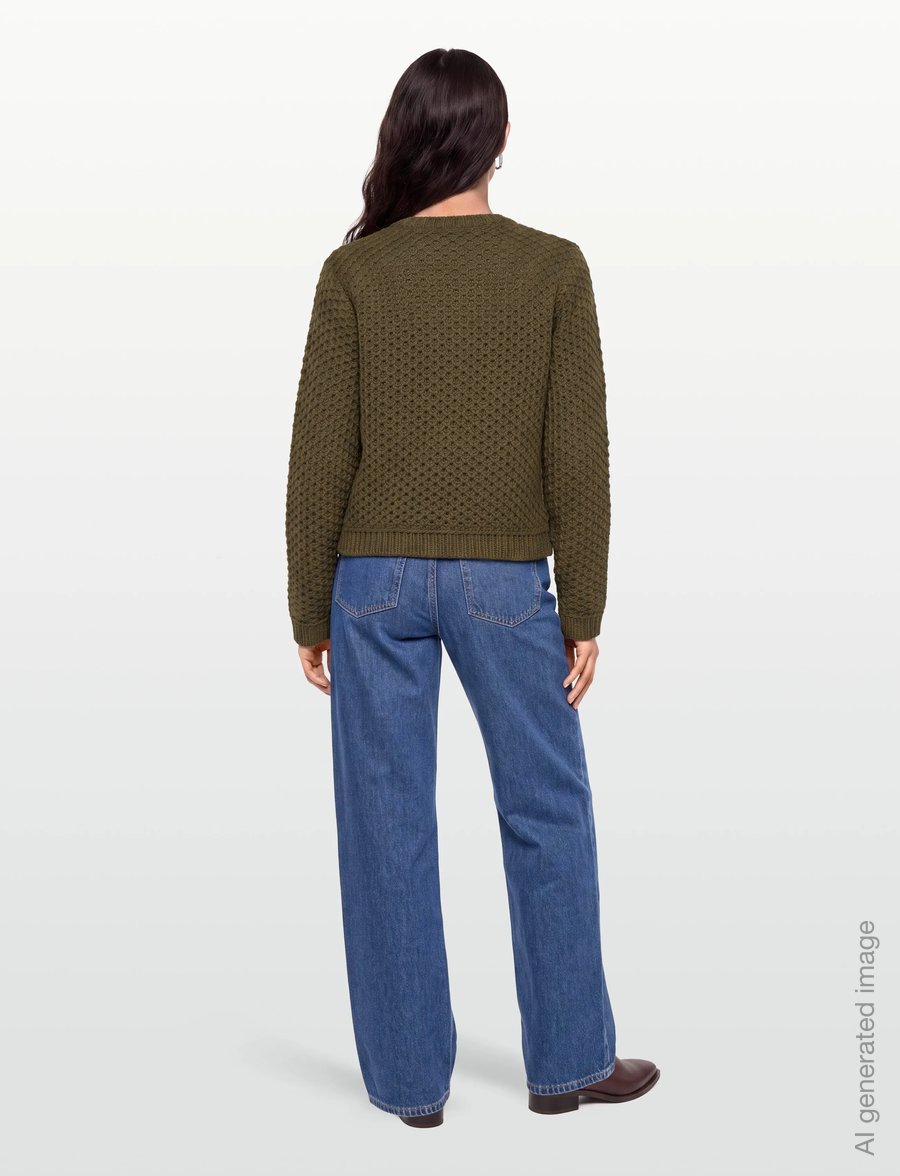 Copenhagen Muse - CMCOLETTE-CARDIGAN - strickjacken - dark olive - 4