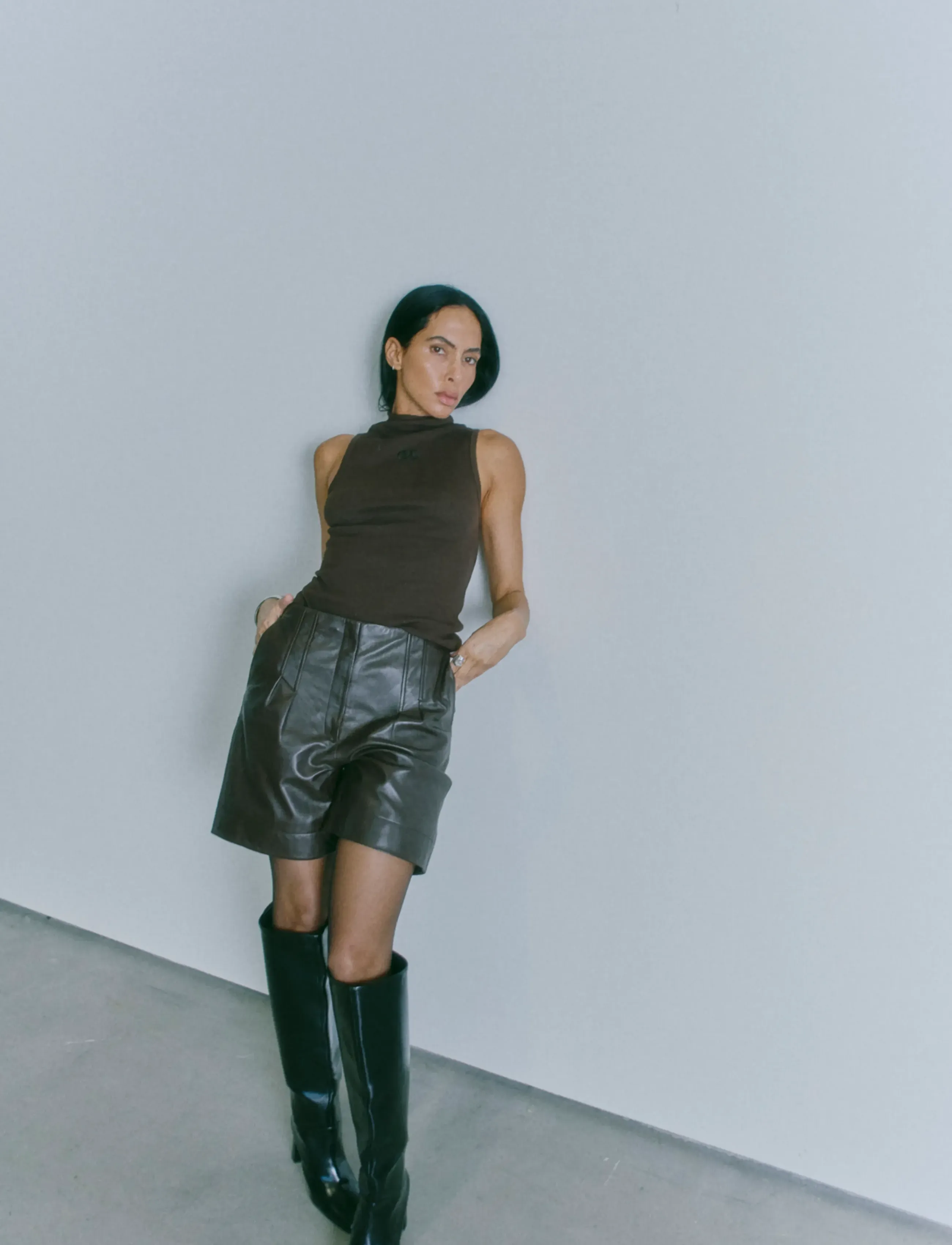 Copenhagen Muse Cmsiv-Top Is A Tight-Fitting Top In Thick And Stretchy Material With Ribbed, M, T-shirts & Oberteile, Schwarz - Sleeveless, Frauen