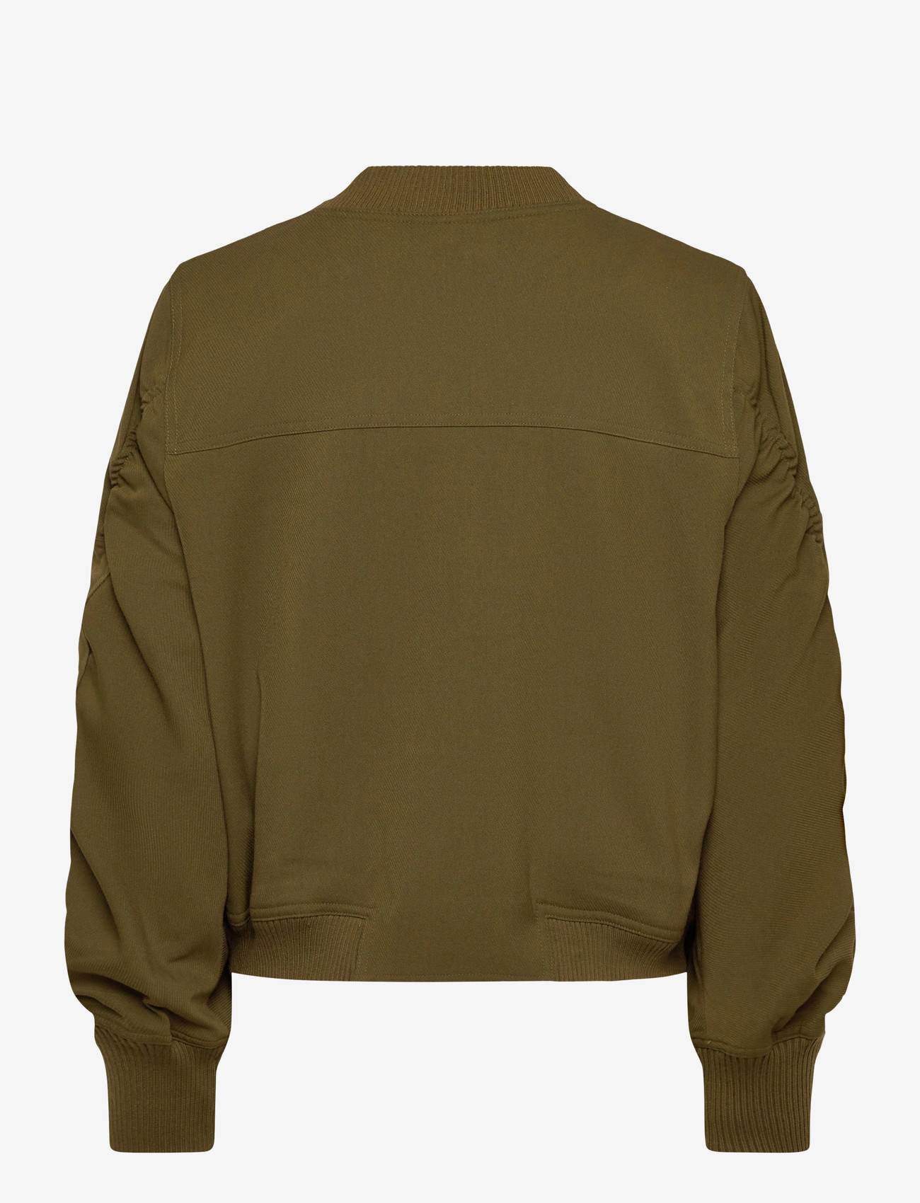 Copenhagen Muse - CMTAILOR-JACKET is a bomber jacket in a premium material with a logo printed lin - tunna jackor - dark olive - 1
