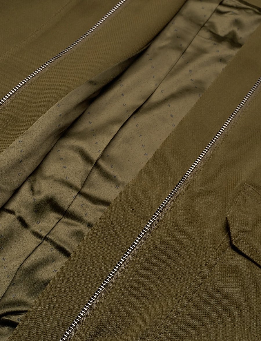 Copenhagen Muse - CMTAILOR-JACKET is a bomber jacket in a premium material with a logo printed lin - frühlingsjacken - dark olive - 4