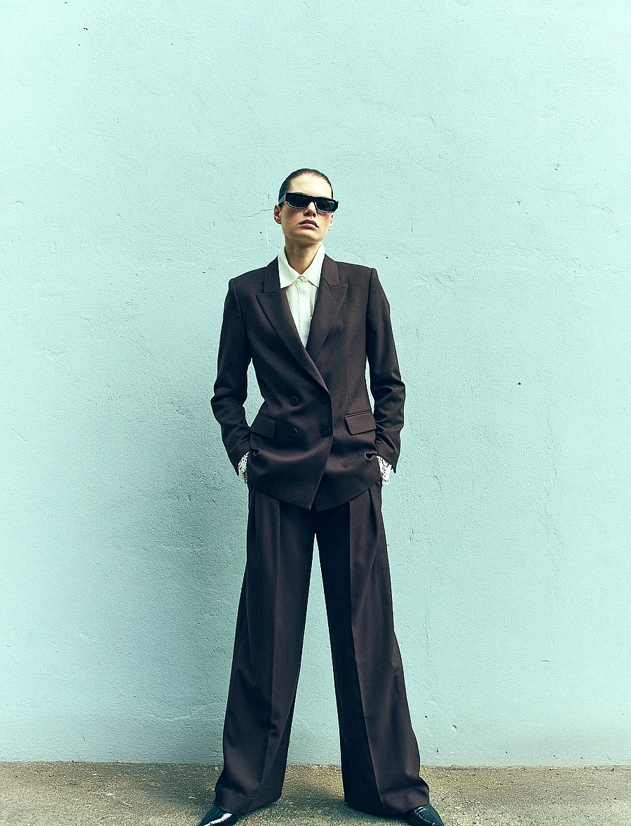 Copenhagen Muse - CMTAILOR-PANTS is a pair of high waisted pants in a premium material with a conc - anzugshosen - mole - 0