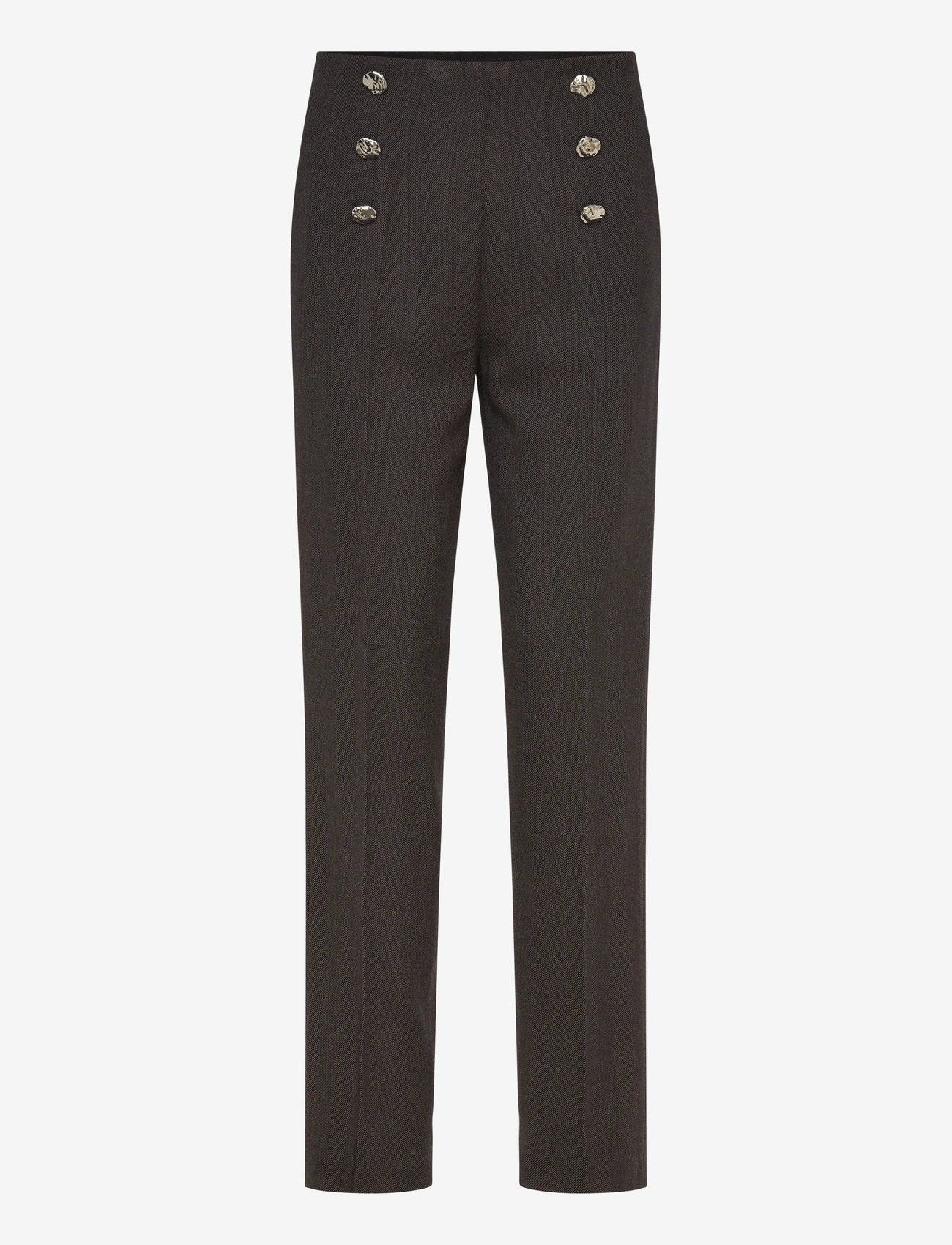 Copenhagen Muse - CMTAILOR-PANTS - formell - black w. dark grey melange - 1