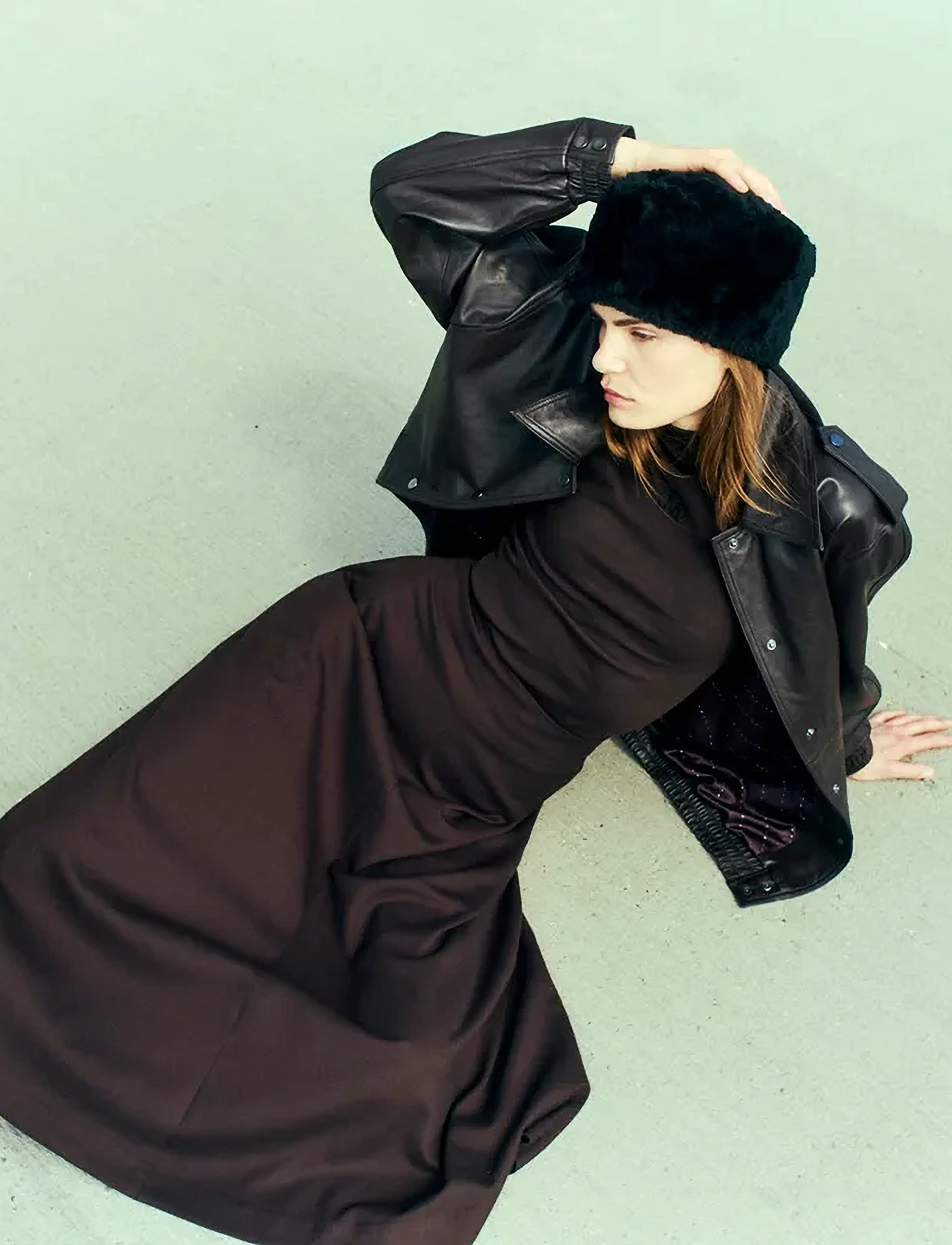 Copenhagen Muse CMTAILOR-SKIRT - Maxi skirts - MOLÉ / brown