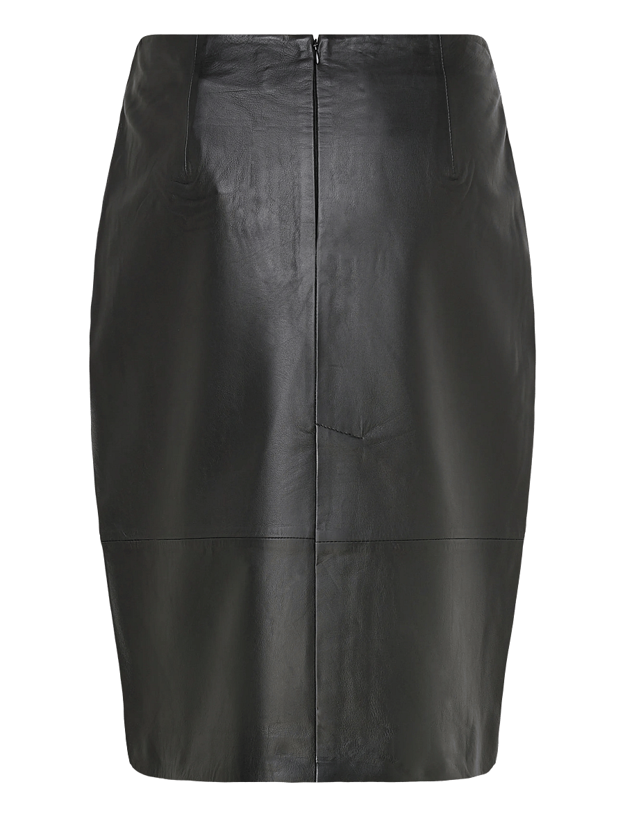 Copenhagen Muse - CMBARON-SKIRT - nahkseelikud - black - 2