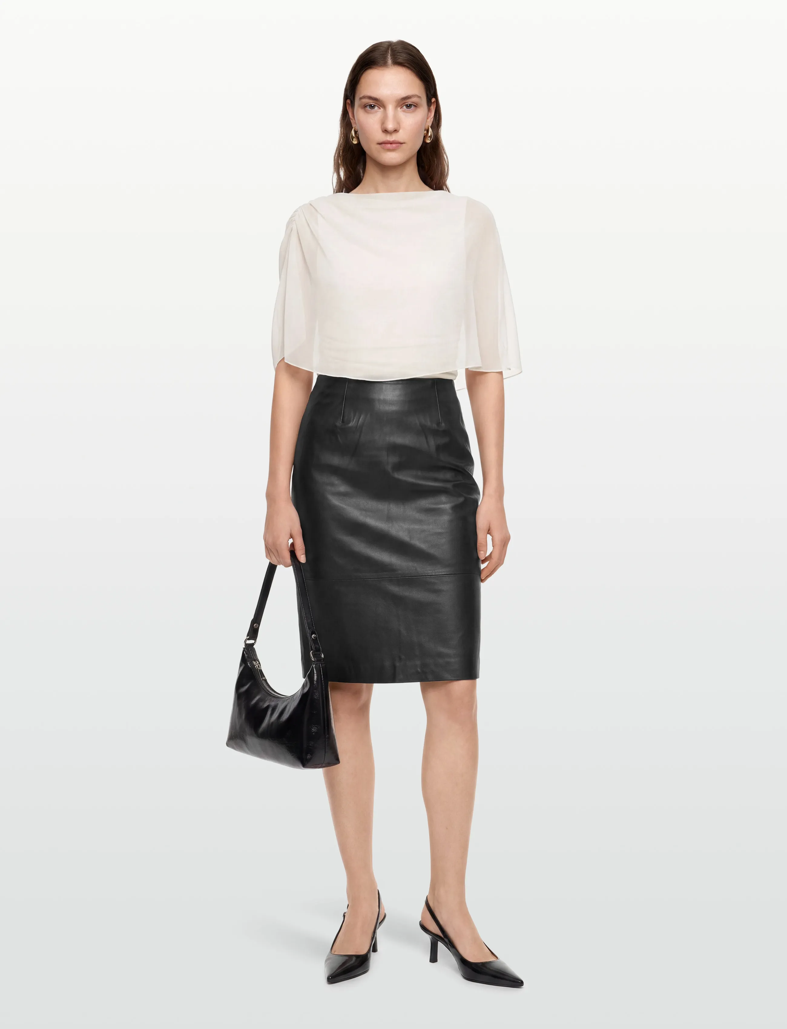 Copenhagen Muse - CMBARON-SKIRT - lederröcke - black - 0