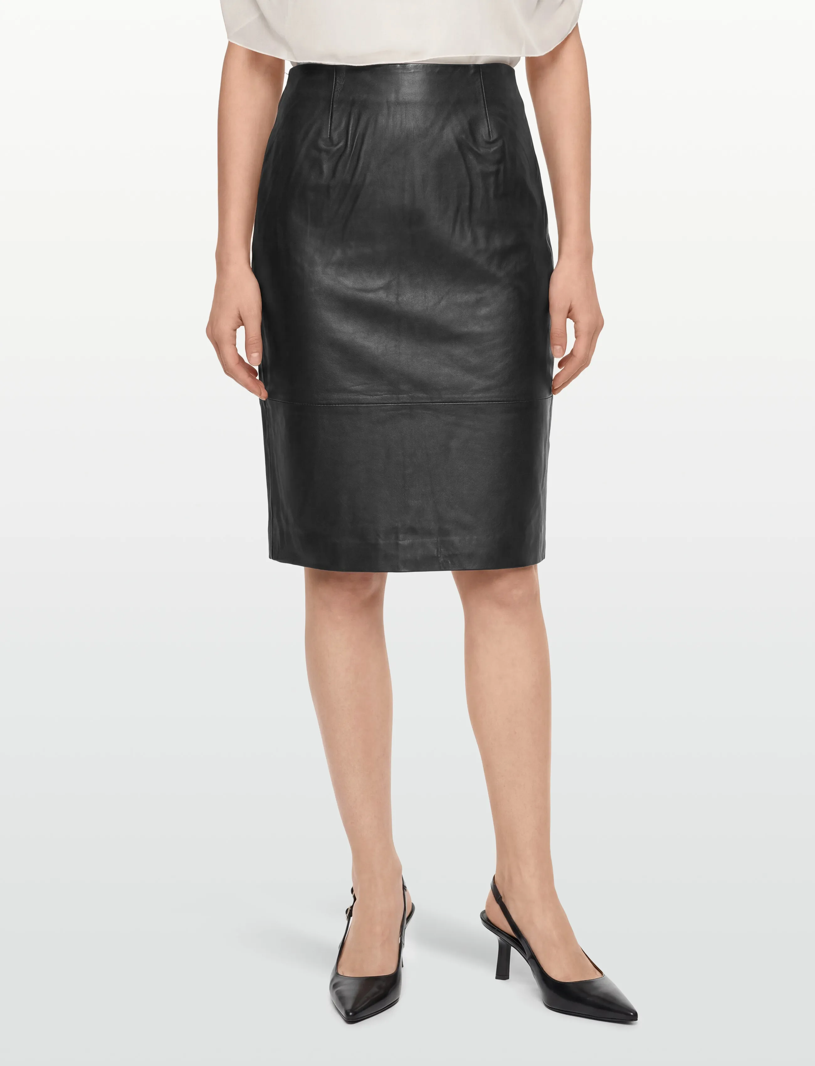 Copenhagen Muse - CMBARON-SKIRT - lederröcke - black - 3