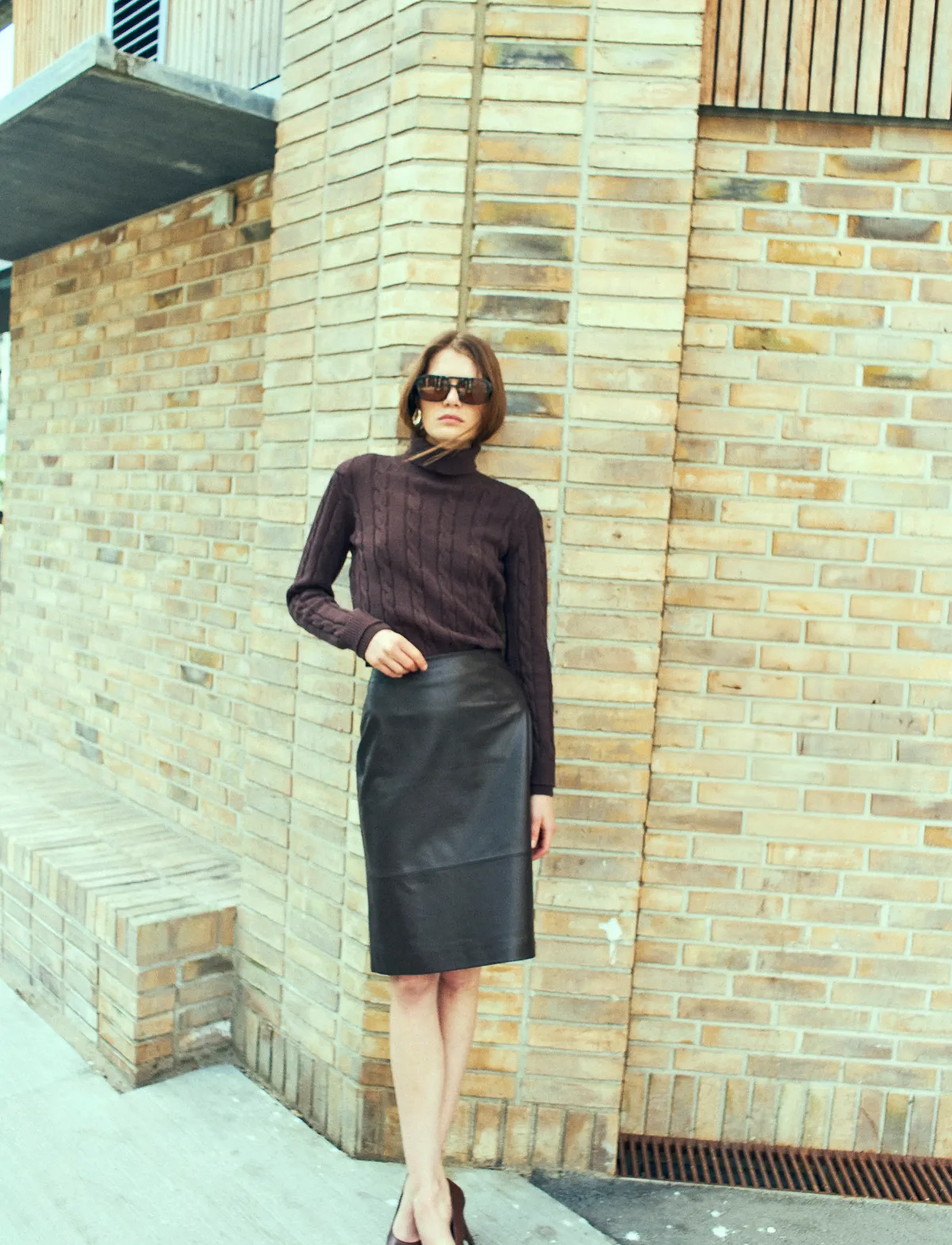 Copenhagen Muse - CMBARON-SKIRT - leather skirts - molÉ - 0