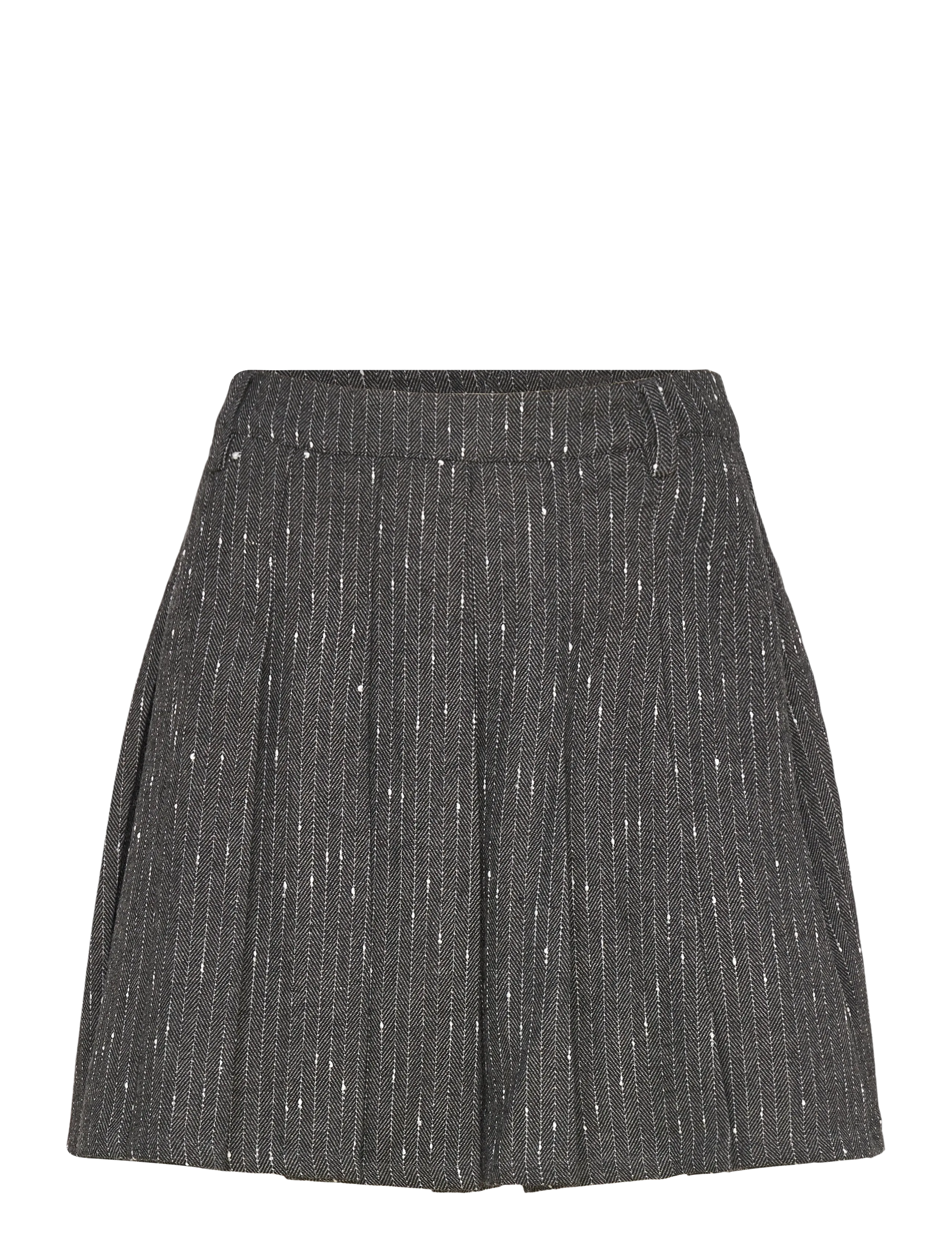 COPENHAGEN MUSE Cmtrina-Rock Is A Kurz Rock In A Premium Material With A Herringbone Pattern Grau - M - Damen