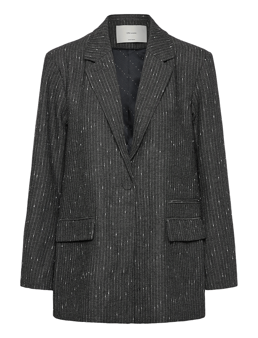 Copenhagen Muse - CMTRINA-BLAZER - einreihige blazer - medium grey mlg. - 0