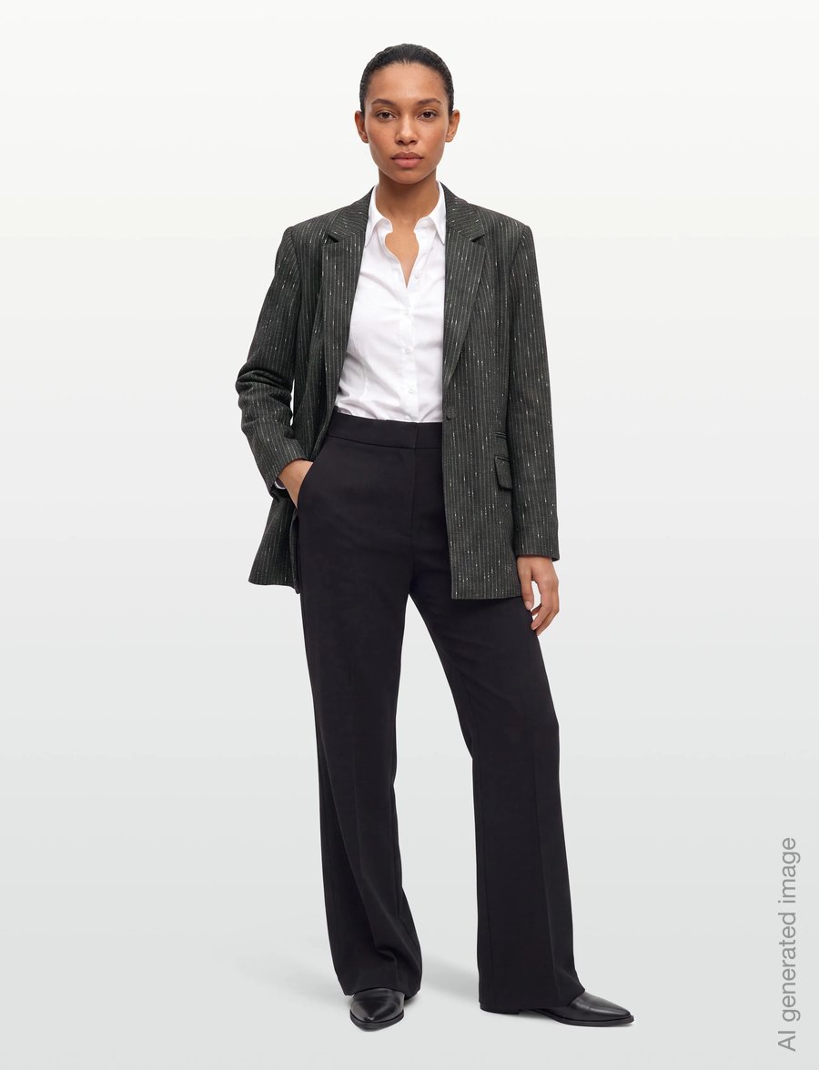 Copenhagen Muse - CMTRINA-BLAZER - einreihige blazer - medium grey mlg. - 0