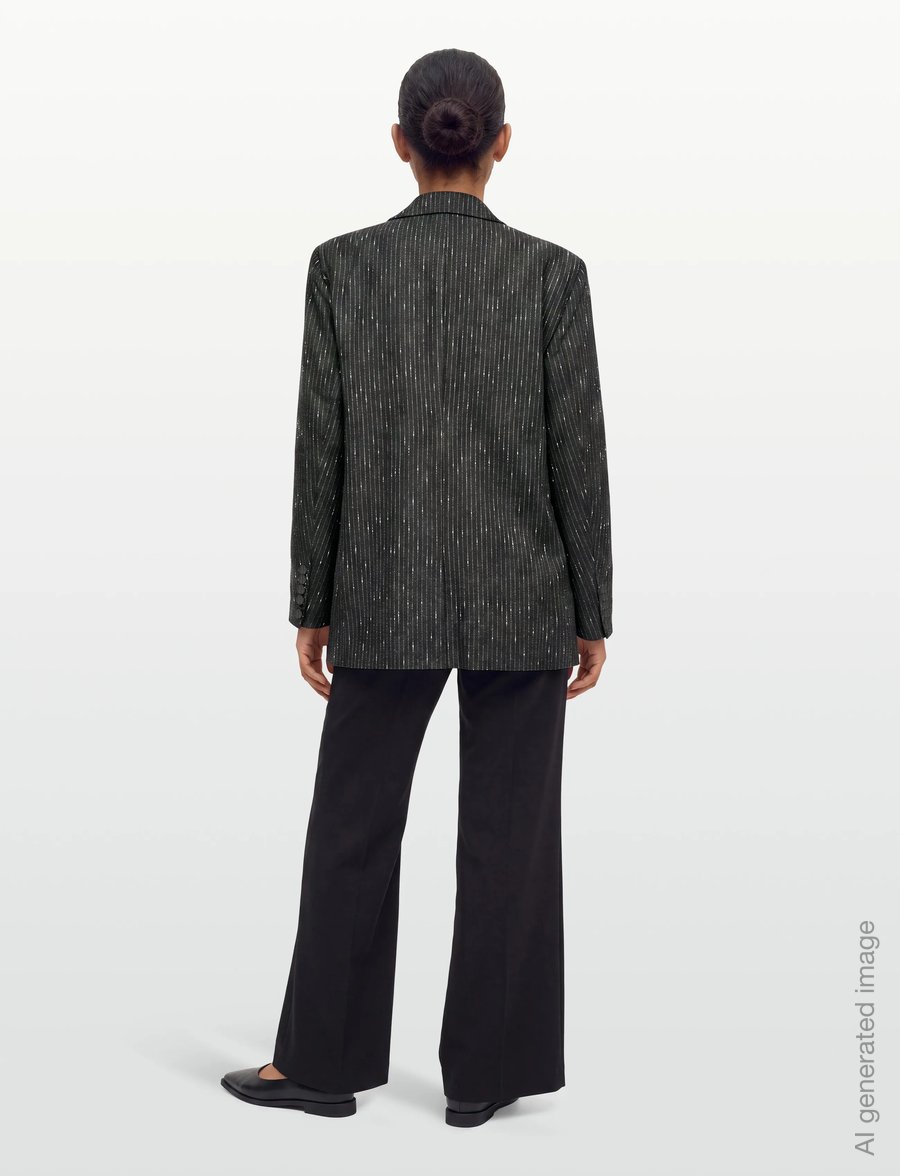 Copenhagen Muse - CMTRINA-BLAZER - einreihige blazer - medium grey mlg. - 4
