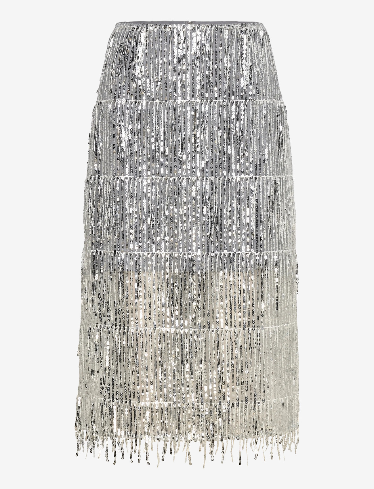 Copenhagen Muse - CMSEQUOIA-SKIRT - maxikjolar - silver - 0