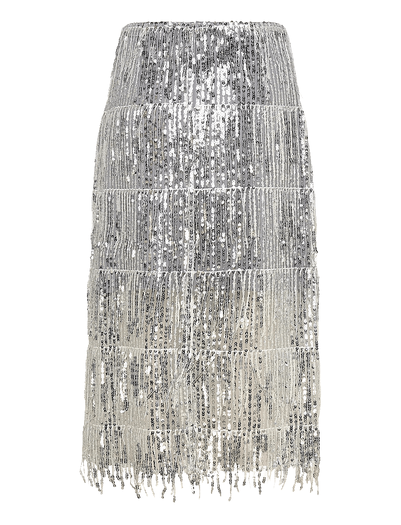 Copenhagen Muse - CMSEQUOIA-SKIRT - maxikjolar - silver - 1