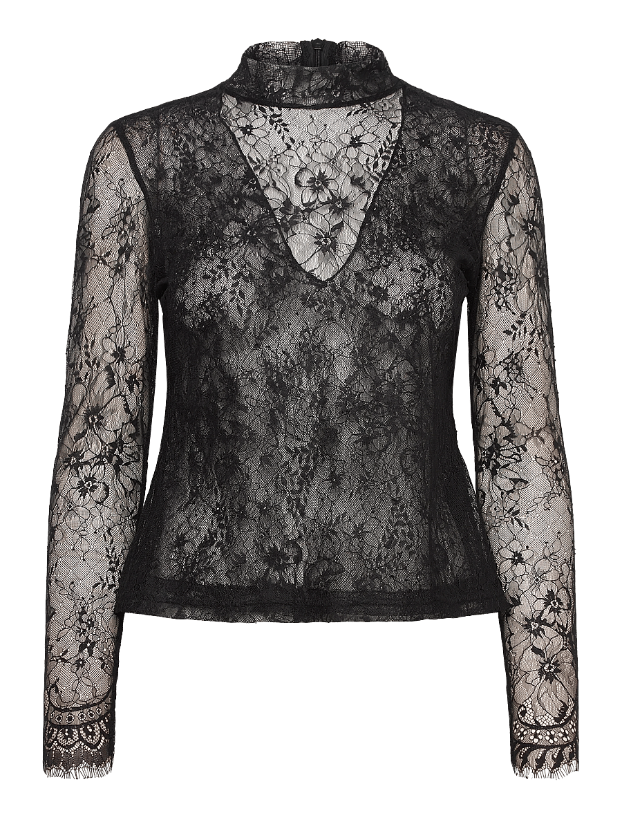 Copenhagen Muse - CMLEA-BLOUSE - langärmelige blusen - black - 0