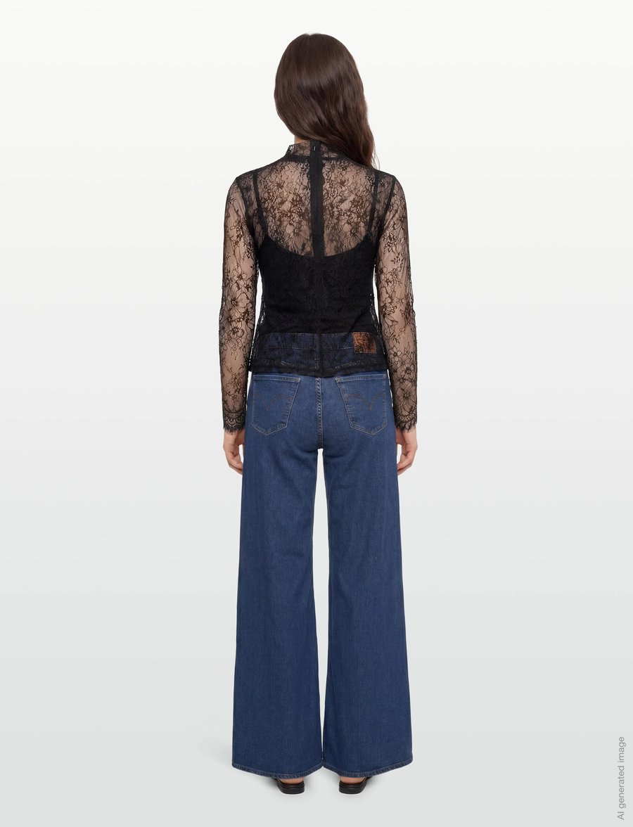 Copenhagen Muse - CMLEA-BLOUSE - langärmelige blusen - black - 4