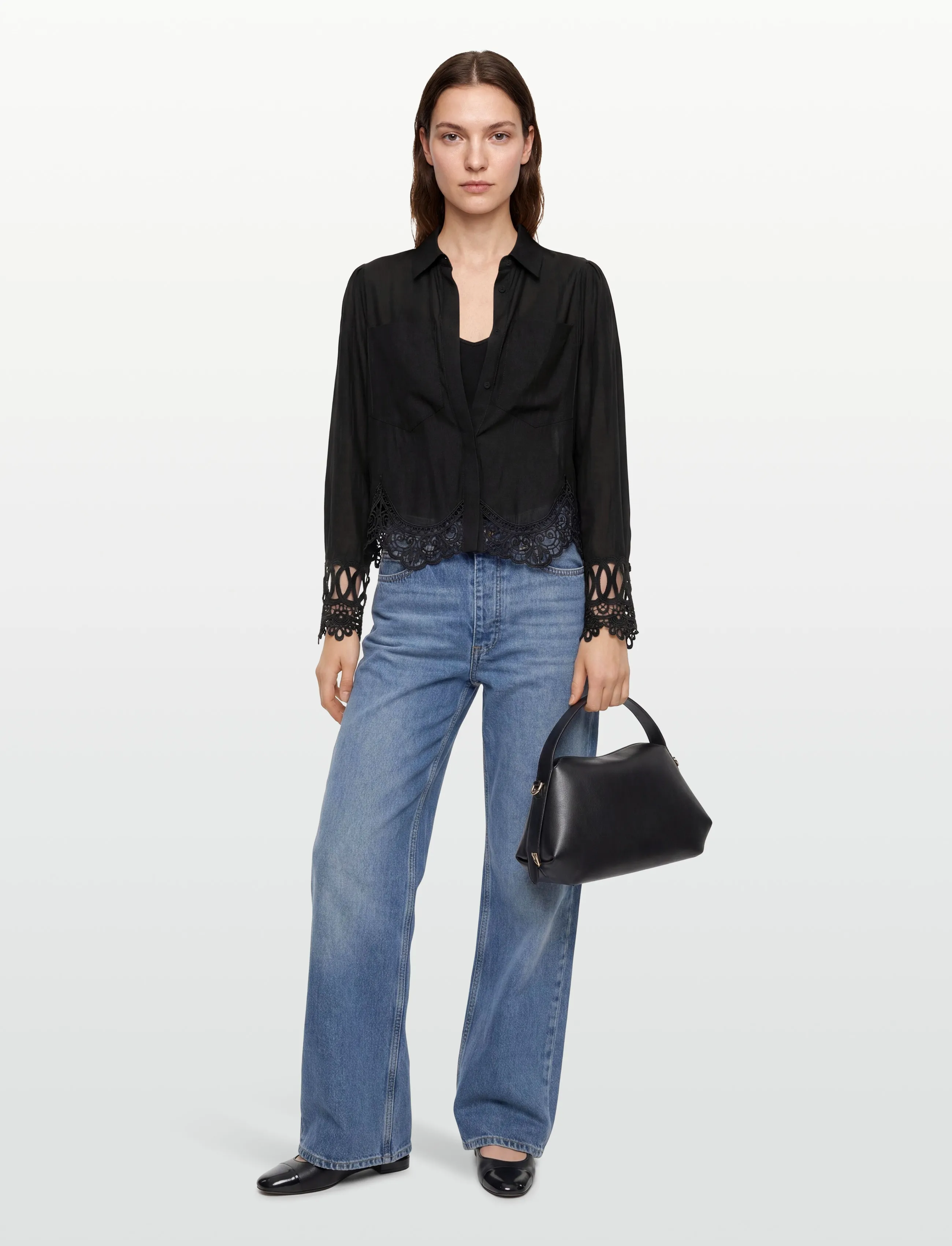 Copenhagen Muse - CMMOLLY-SHIRT - langärmlige hemden - black - 0