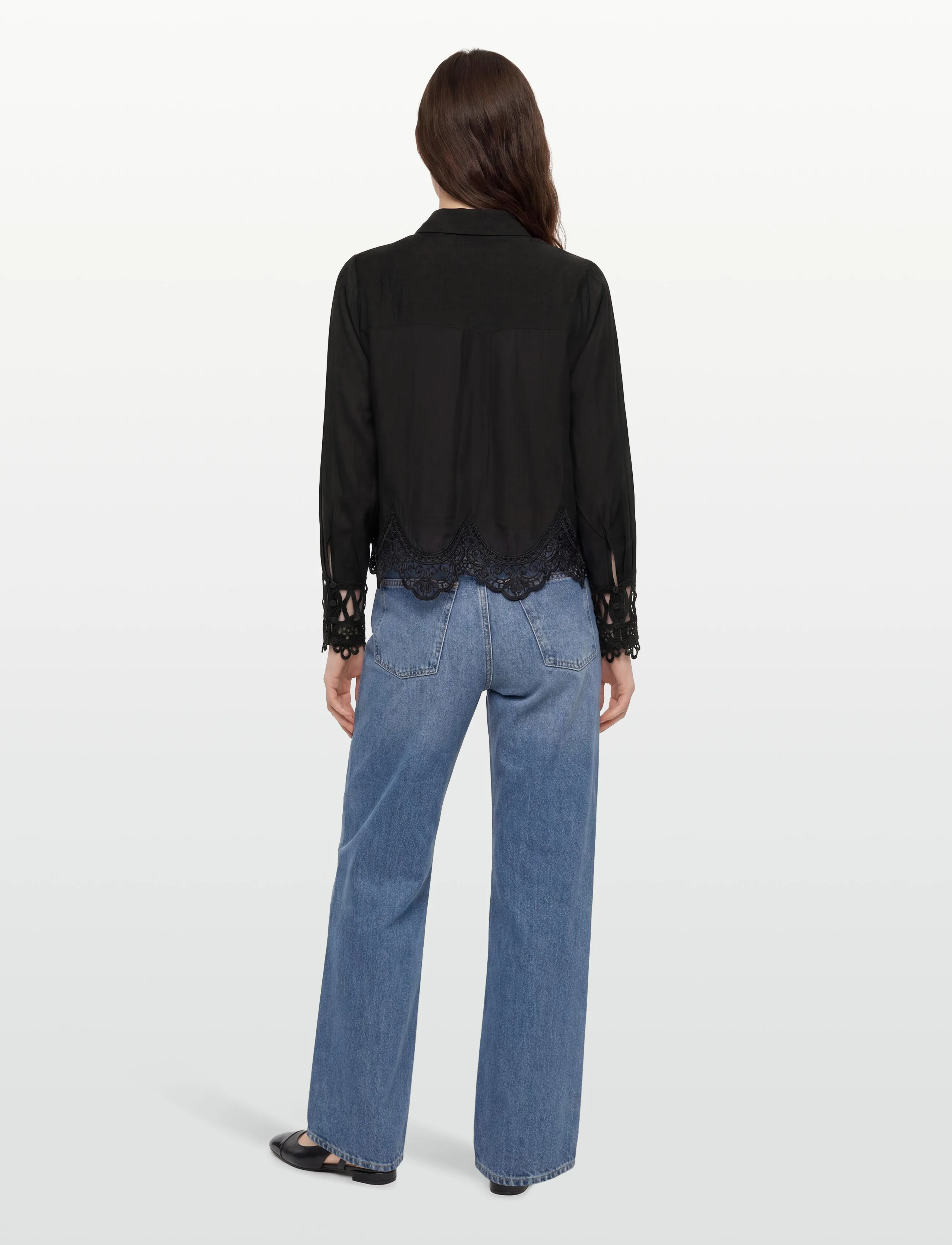 Copenhagen Muse - CMMOLLY-SHIRT - langärmlige hemden - black - 4