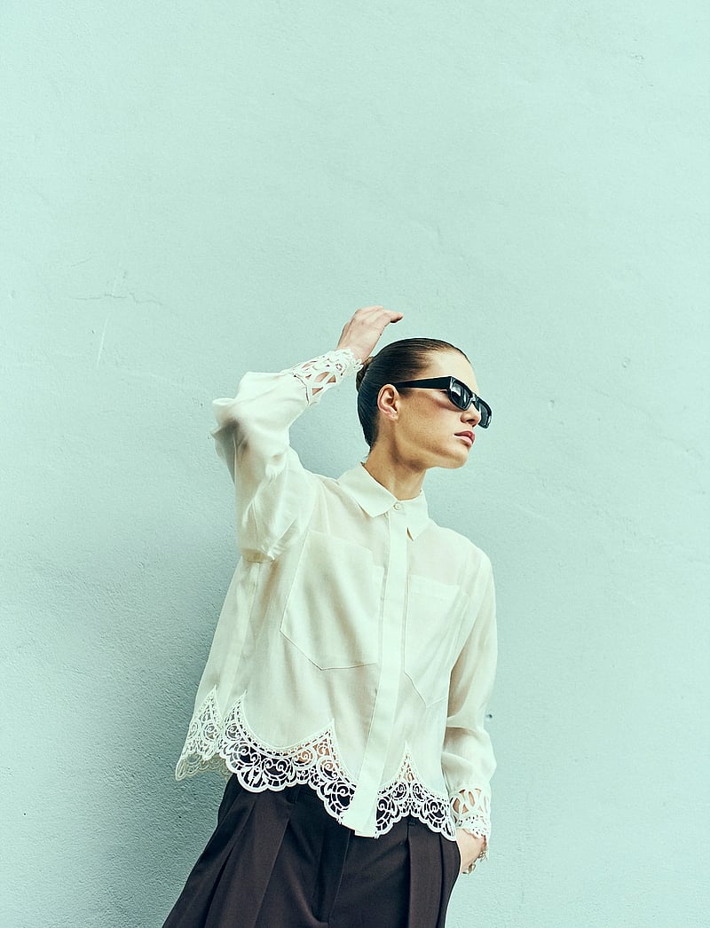 Copenhagen Muse - CMMOLLY-SHIRT - langärmlige hemden - jet stream - 0