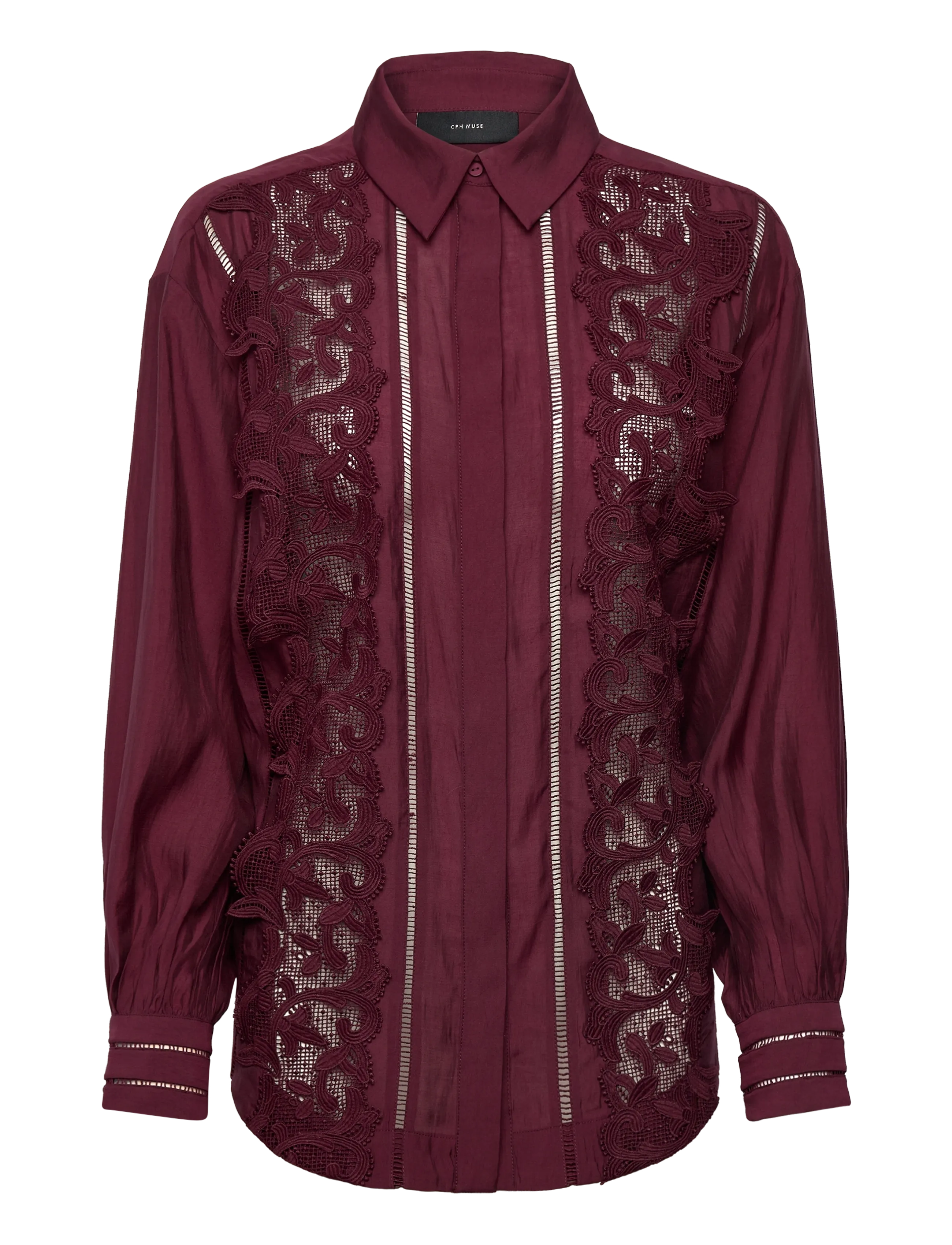 COPENHAGEN MUSE Cmmolly-Shirt Burgundy - XL - Damen