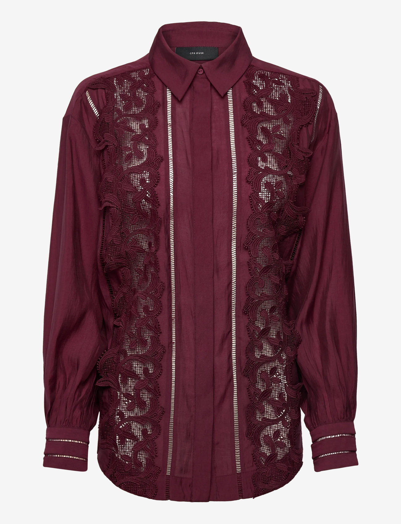 Copenhagen Muse - CMMOLLY-SHIRT - långärmade skjortor - windsor wine - 0