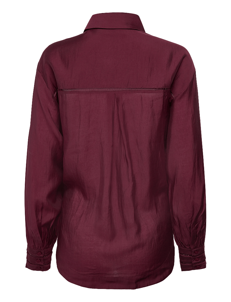 Copenhagen Muse - CMMOLLY-SHIRT - pikkade varrukatega särgid - windsor wine - 1