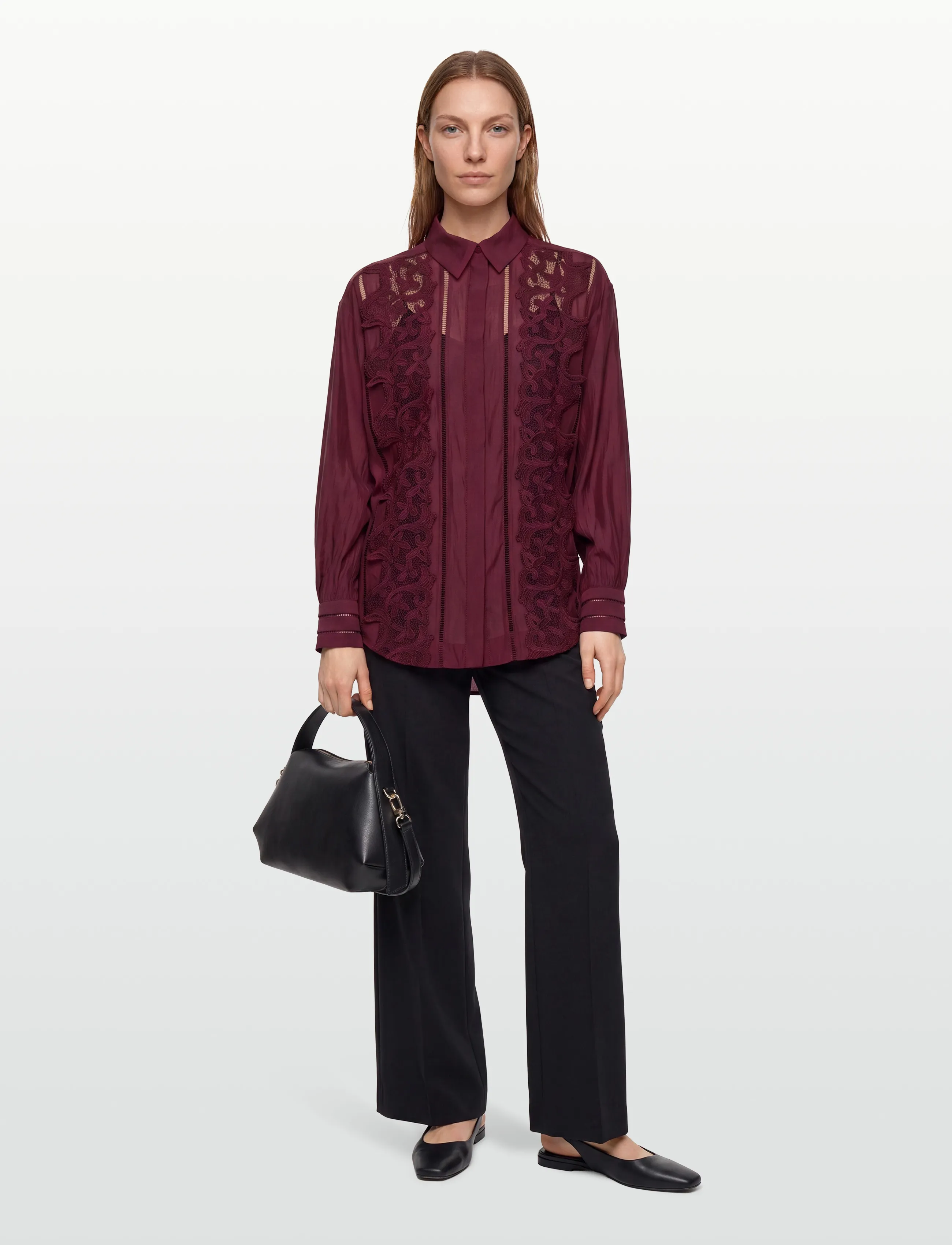 Copenhagen Muse - CMMOLLY-SHIRT - langärmlige hemden - windsor wine - 0