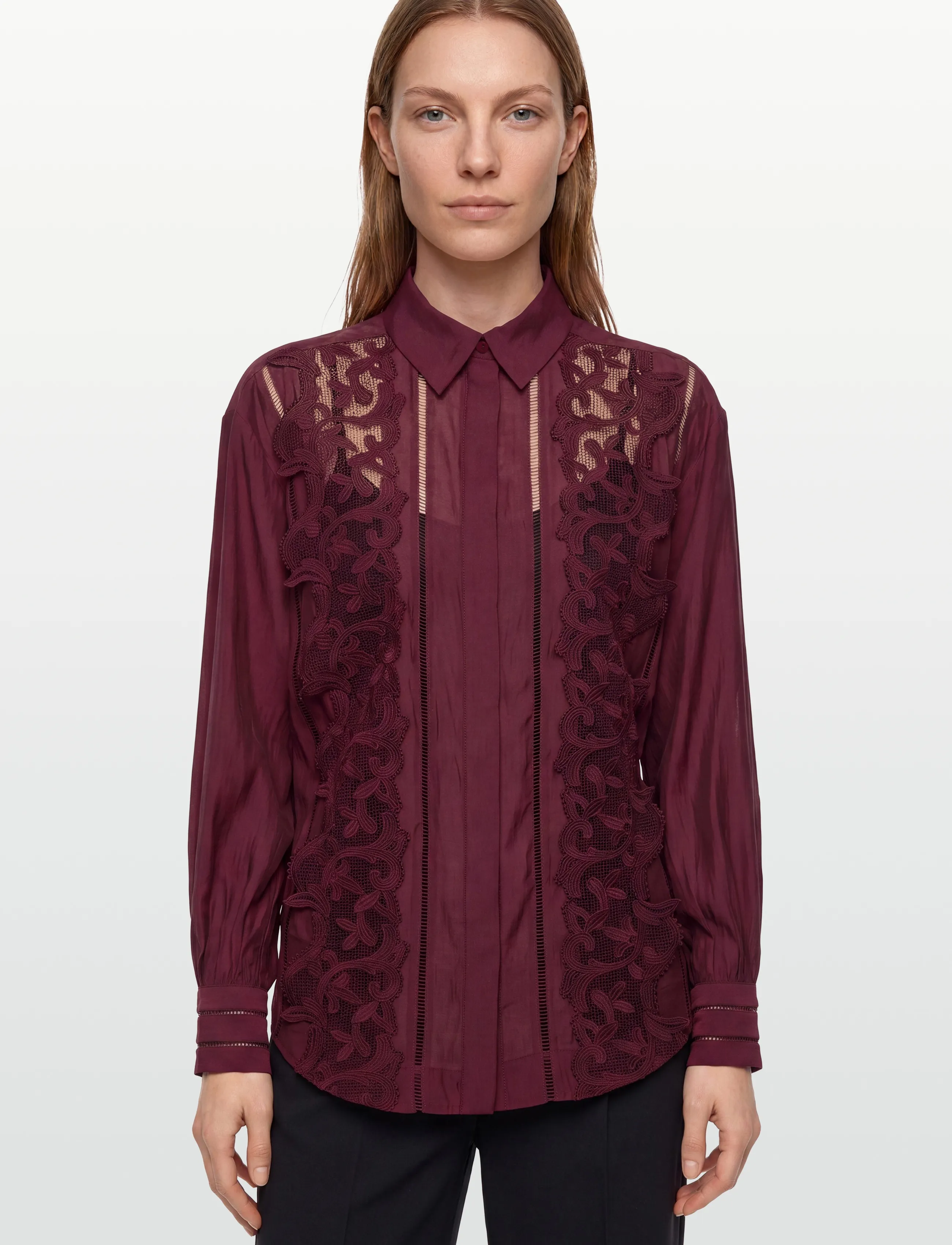 Copenhagen Muse - CMMOLLY-SHIRT - langärmlige hemden - windsor wine - 3
