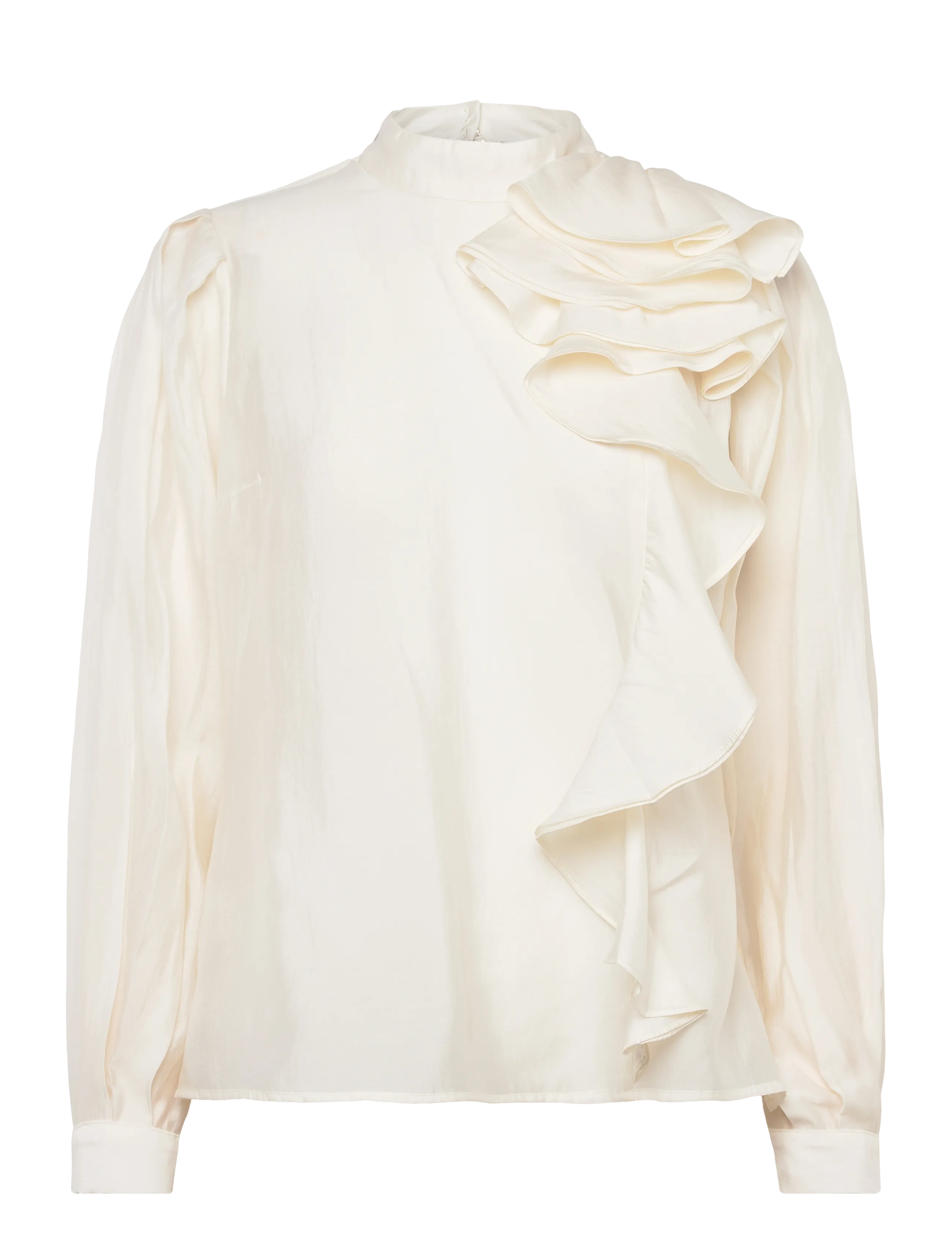 Copenhagen Muse CMMOLLY-BLOUSE - Bluser & Skjorter - JET STREAM / cream