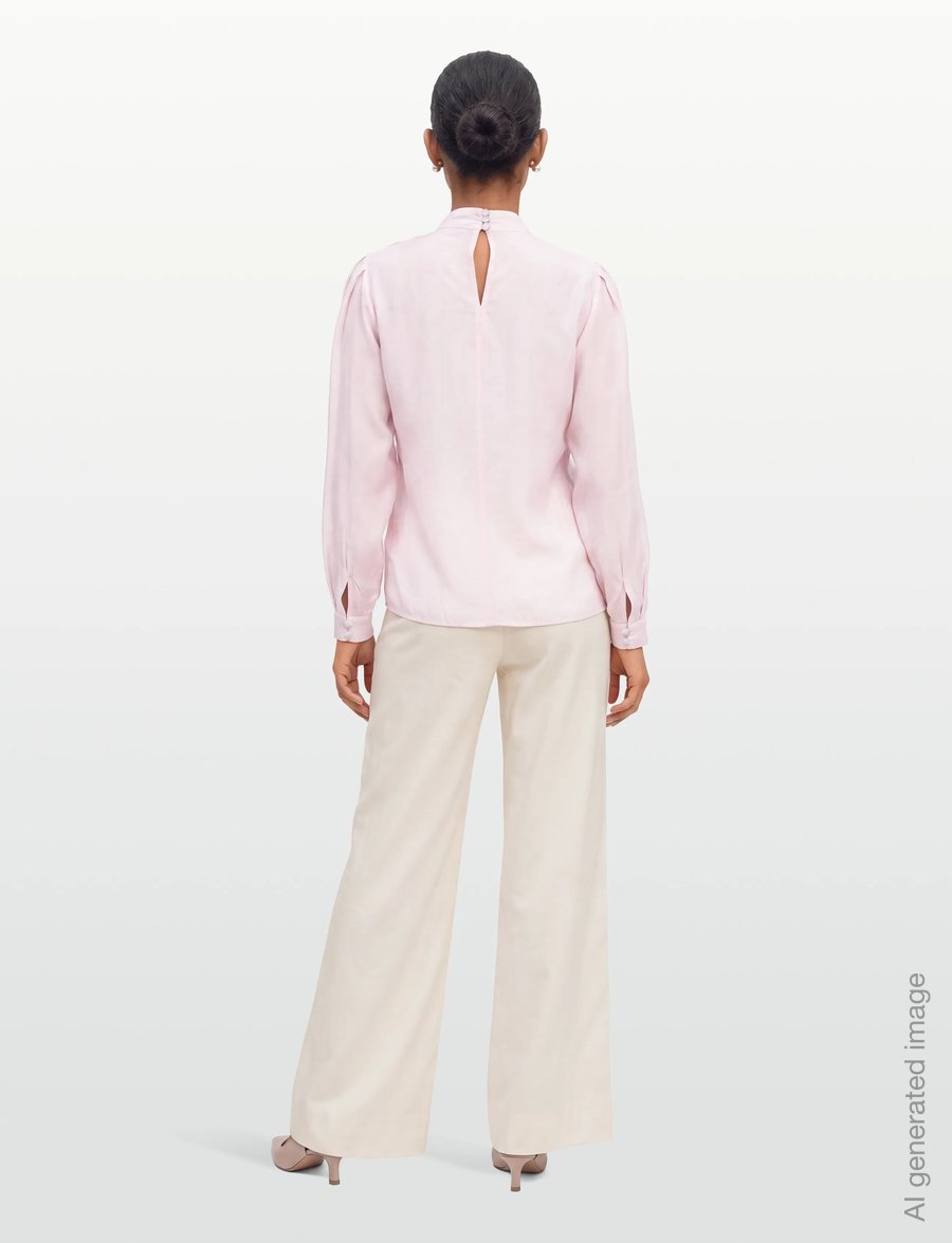 Copenhagen Muse - CMMOLLY-BLOUSE - long sleeved blouses - orchid ice - 4