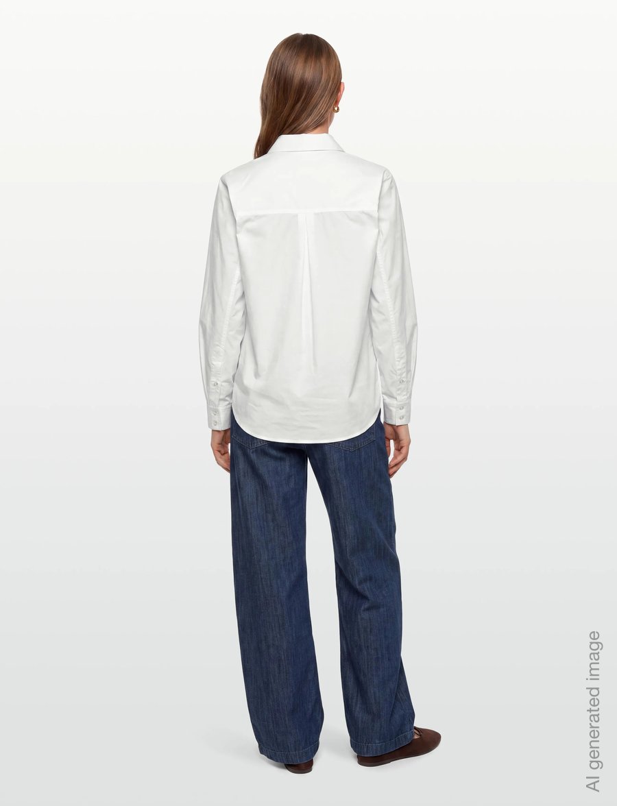 Copenhagen Muse - CMCRIPS-SHIRT - langärmlige hemden - bright white - 4
