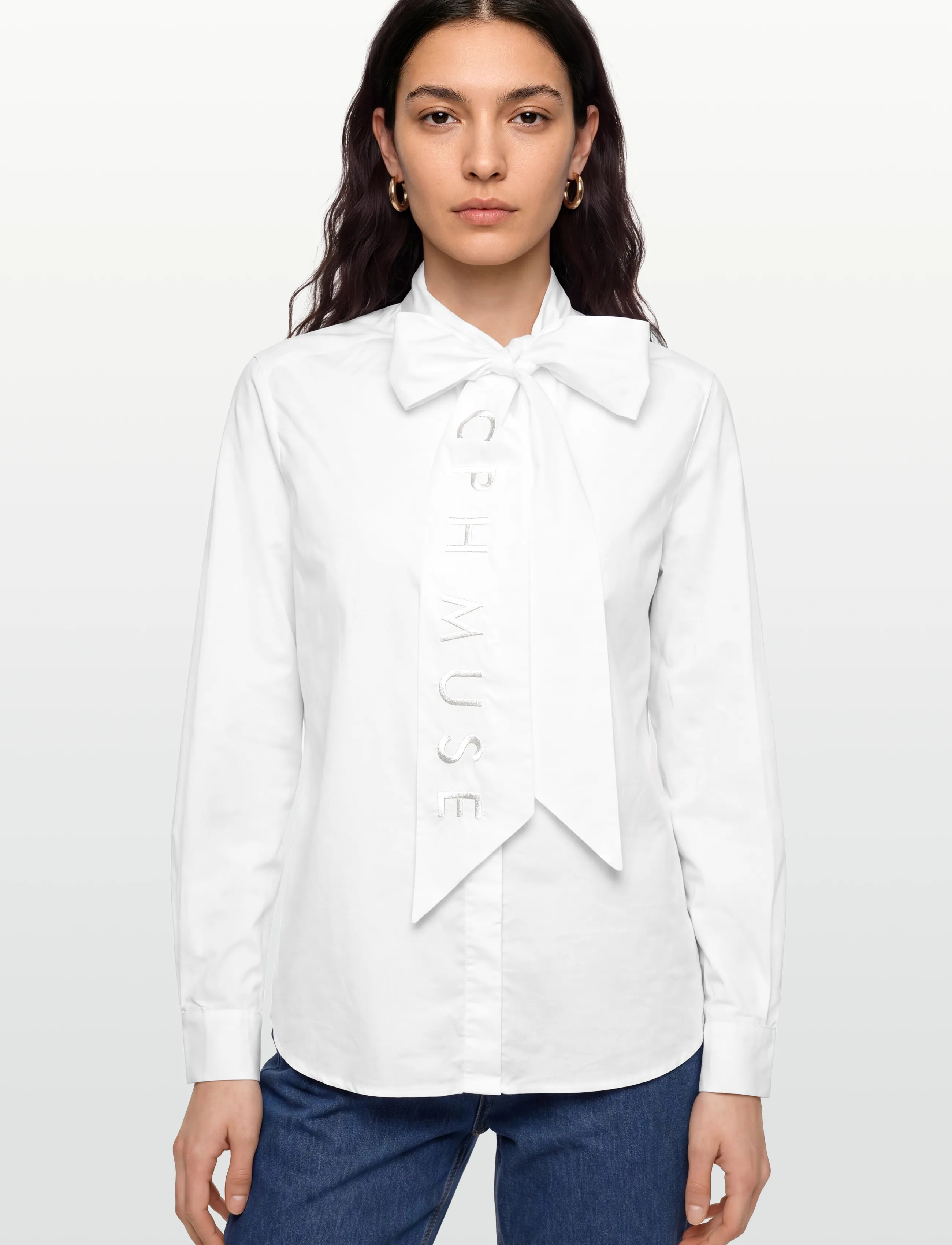 Copenhagen Muse - CMPOPLIN-SHIRT - langærmede bluser - bright white - 3