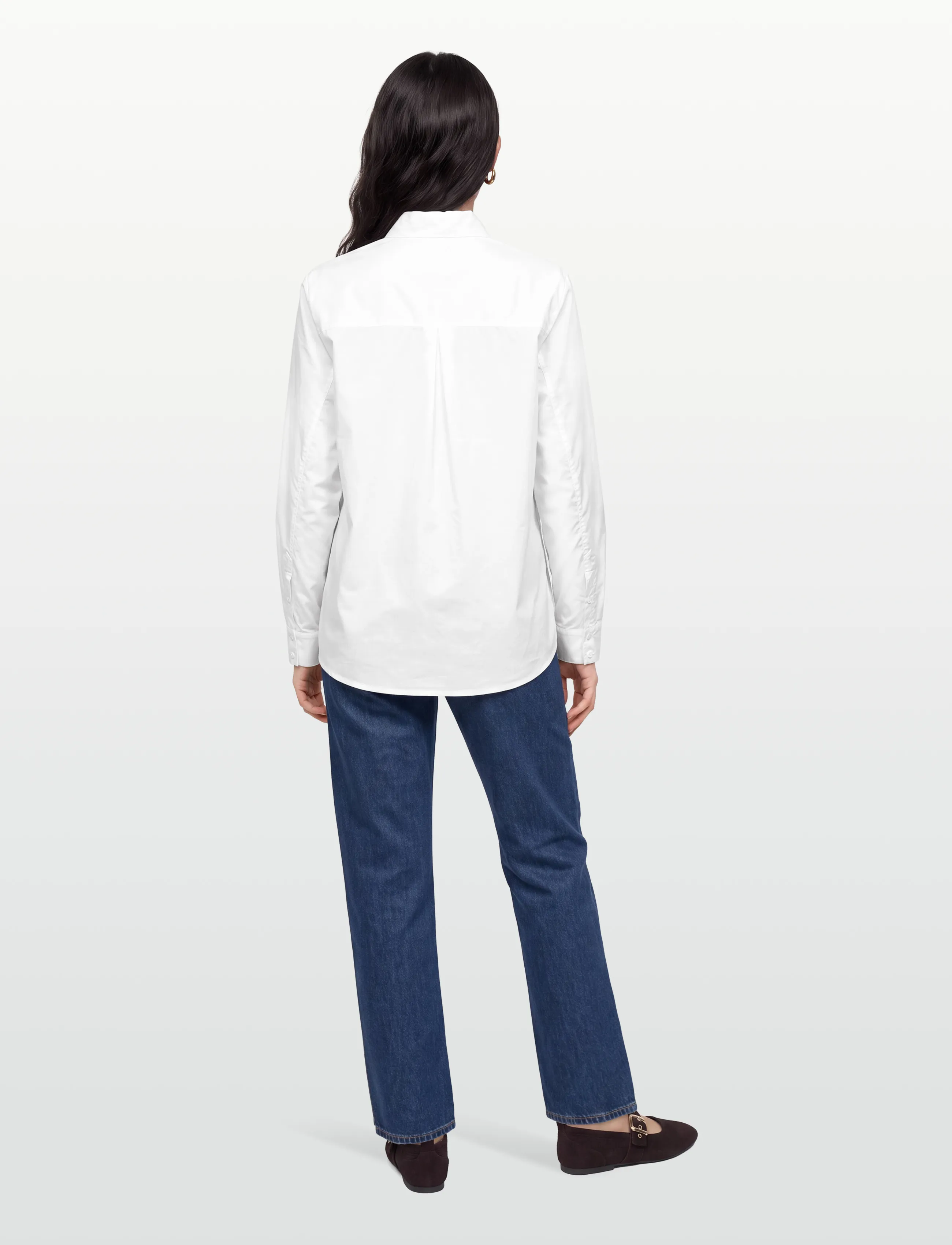 Copenhagen Muse - CMPOPLIN-SHIRT - langærmede bluser - bright white - 4