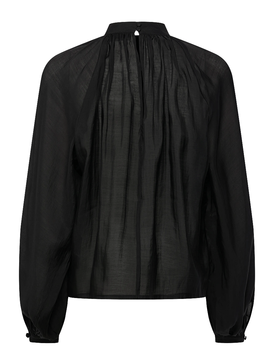 Copenhagen Muse - CMTILLY-BLOUSE - long sleeved blouses - black - 2