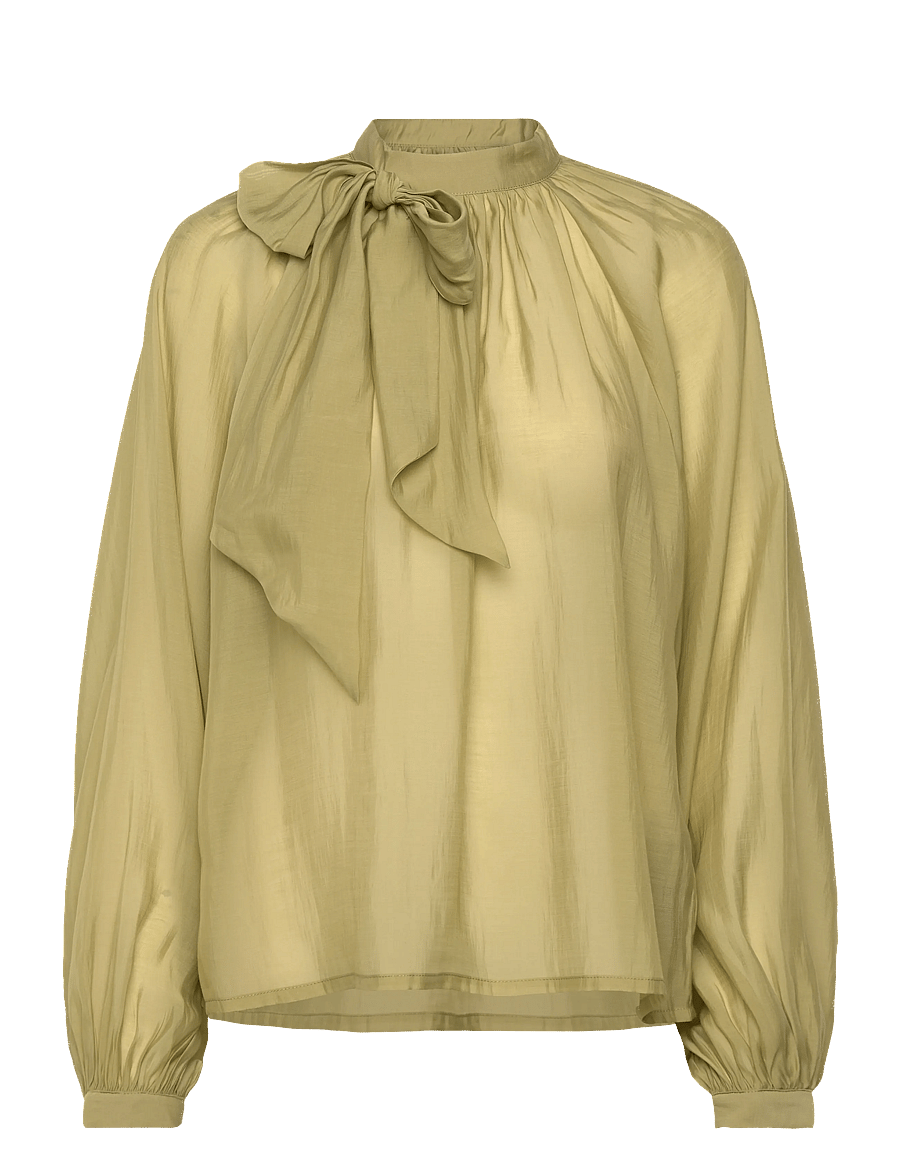Copenhagen Muse - CMTILLY-BLOUSE - langärmelige blusen - cedar - 1