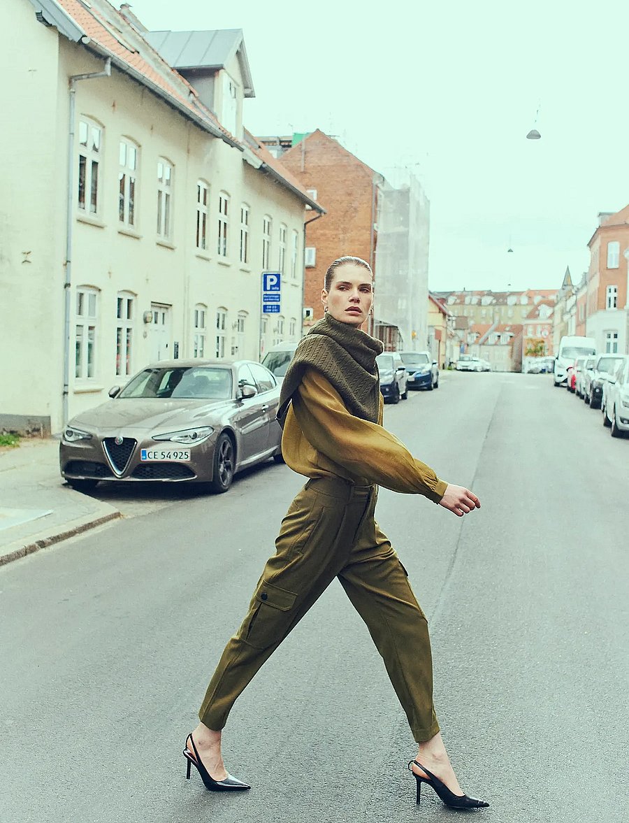 Copenhagen Muse - CMTILLY-BLOUSE - langärmelige blusen - cedar - 4